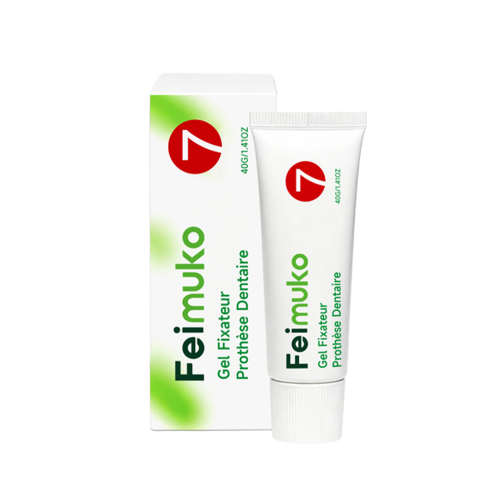 Feimuko 义齿固定粘合剂 稳固贴合易涂细腻便携管装易清理粘合剂