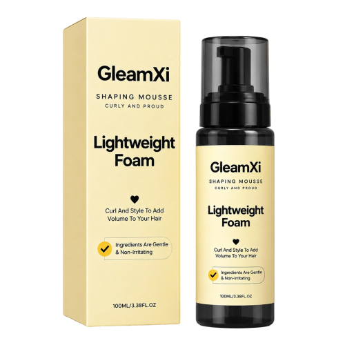 GleamXi 秀发卷翘定型慕斯 轻盈定型锁卷塑型柔顺护发持久留香慕斯