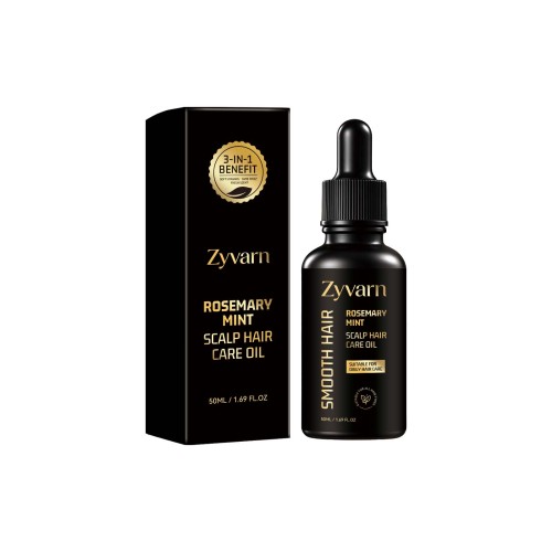 Zyvarn 迷迭香薄荷头皮护发油 清新香气质地柔和适配多发质居家易用护发油