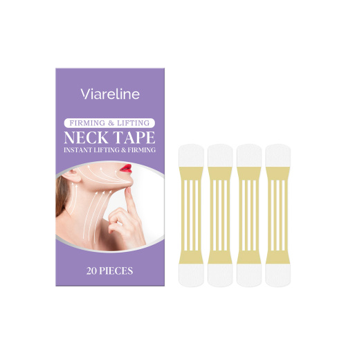 Viareline 颈部弹性贴 双下巴小脸V脸透明贴颈部贴胶带护理贴片