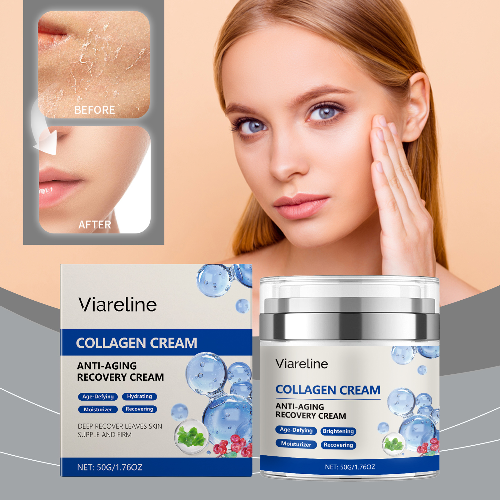 viareline-collagen-repair-cream-deeply-nourish-and-moisturize-the-face-firm-the-skin-and-enhance-elasticity