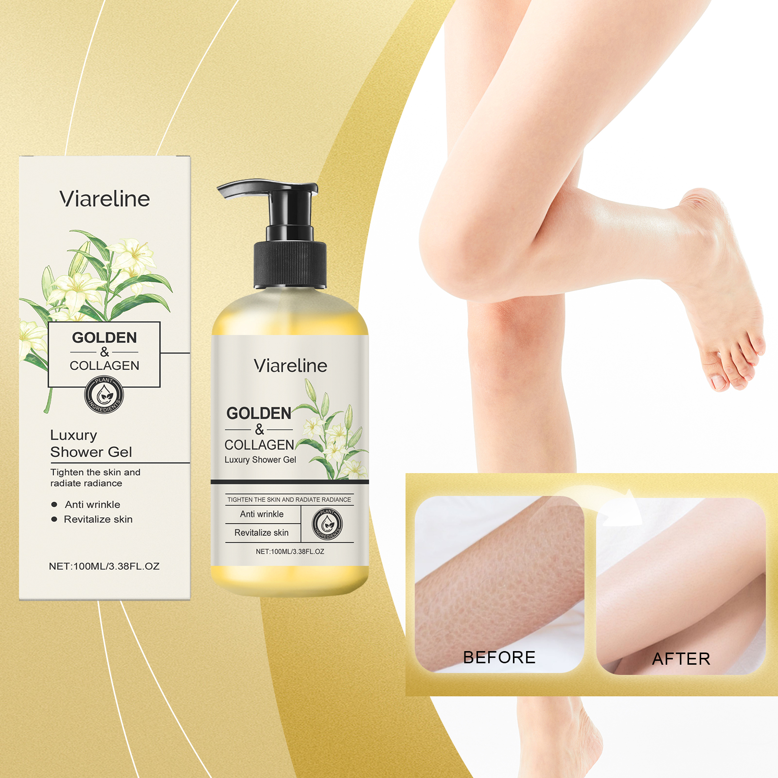 viareline-gold-collagen-shower-gel-fresh-clean-moisturizing-moisturizing-and-nourishing-shower-gel