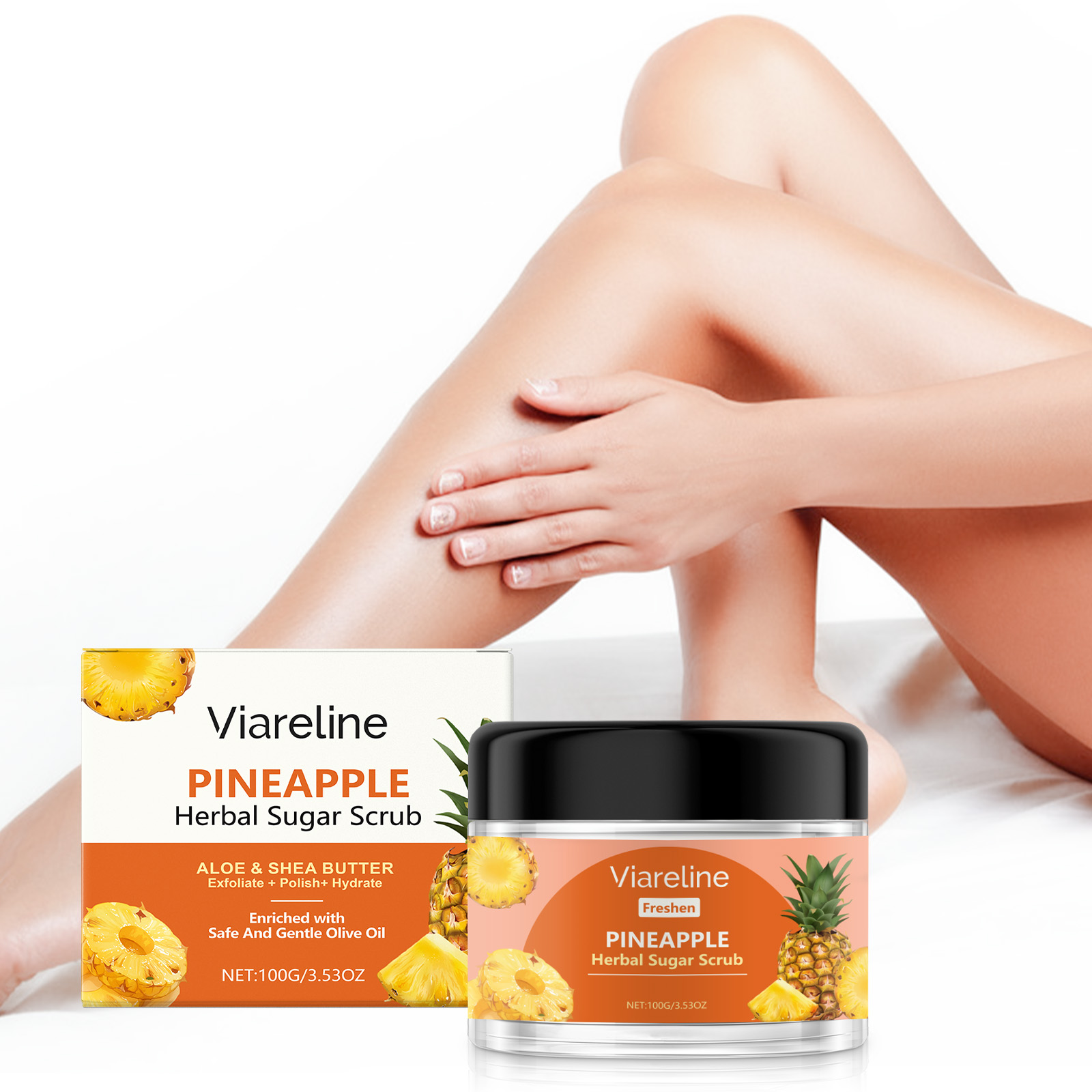 viareline-pineapple-body-scrub-gently-cleanses-body-skin-with-a-soft-moisturizing-daily-treatment viareline-pineapple-body-scrub-gently-cleanses-body-skin-with-a-soft-moisturizing-daily-treatment