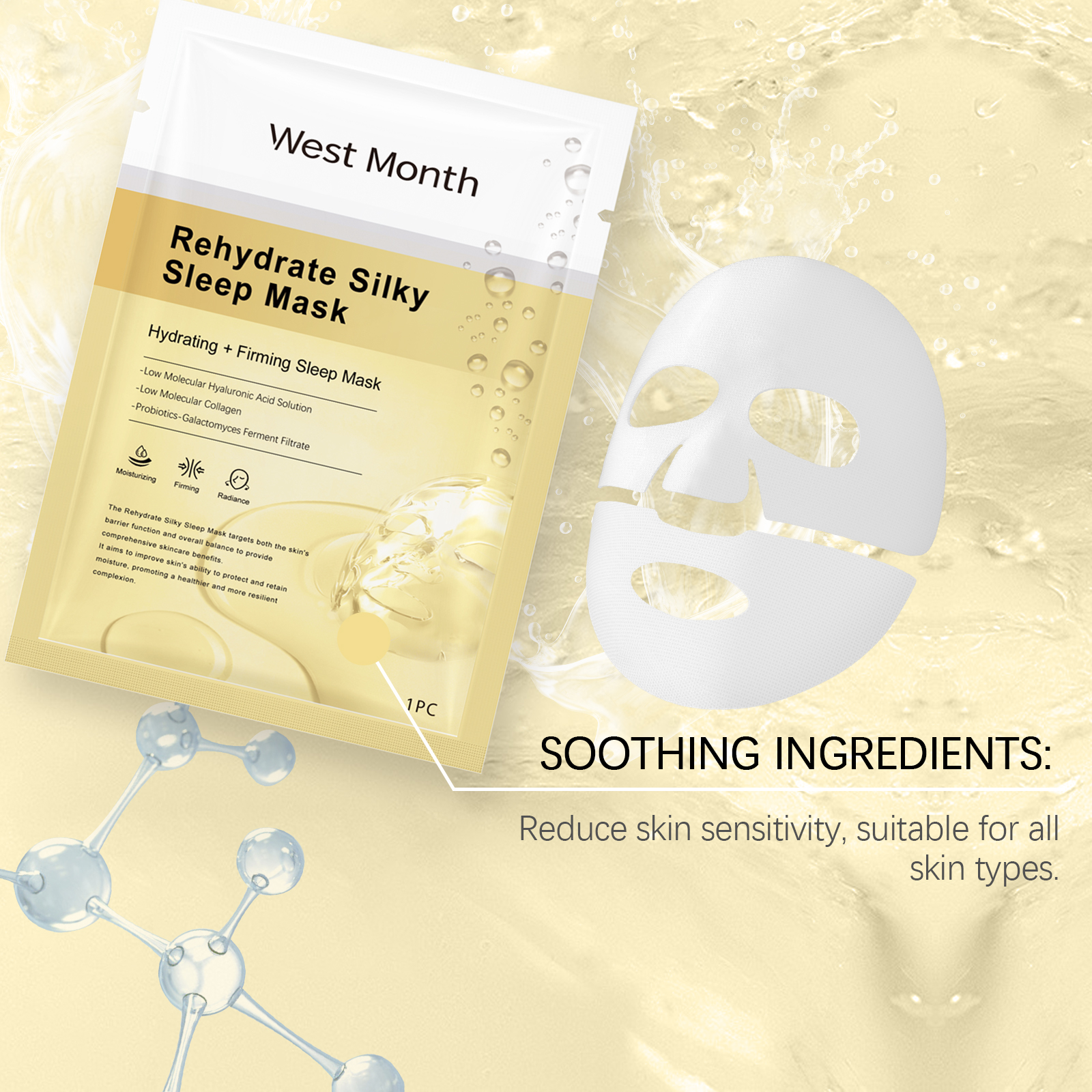 west-month-collagen-moisturizing-mask-bag-nourishes-and-hydrates-the-facial-skin-in-one-soothing-and-moisturizing-way