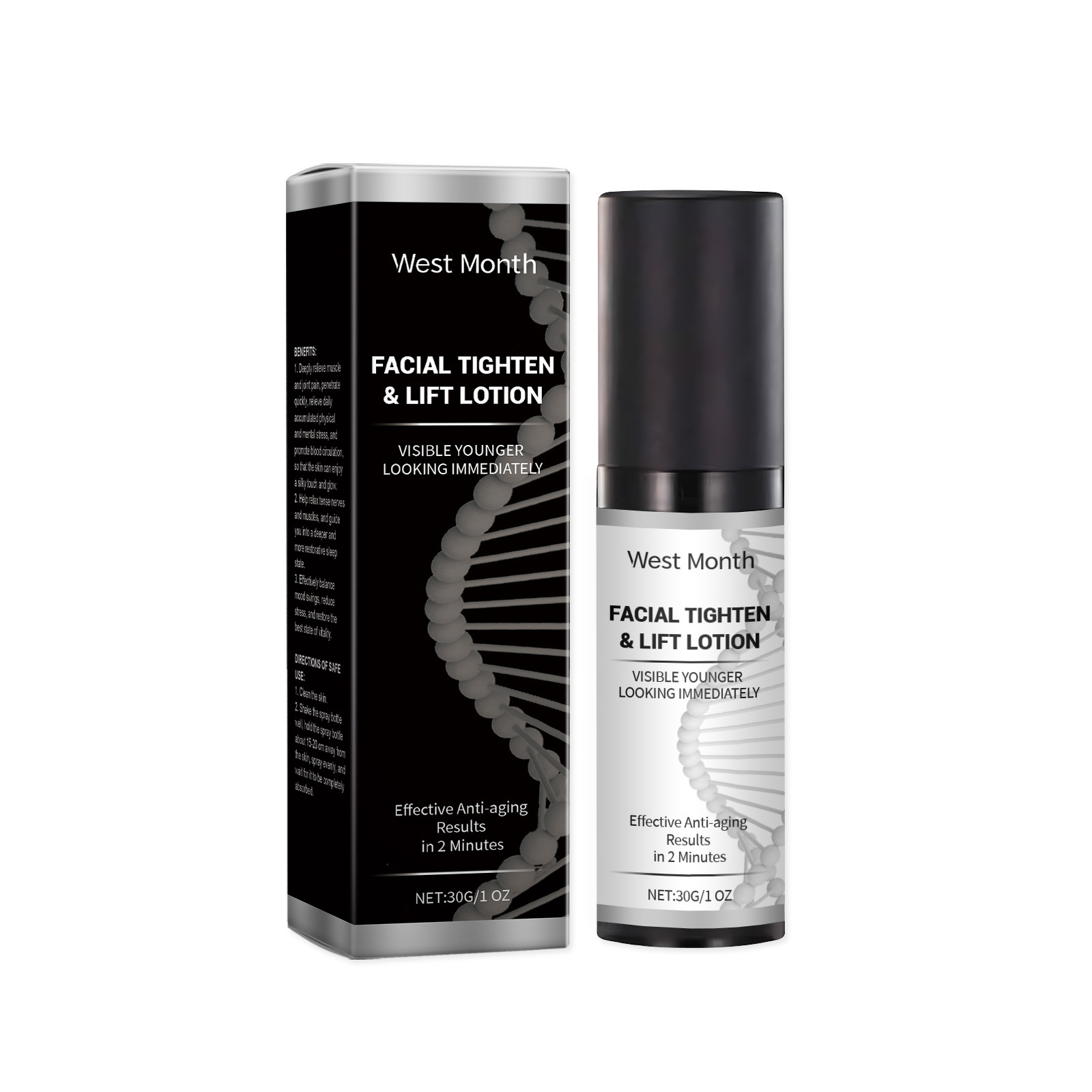 West&Month Vitamin C Lifting & Firming Serum: Fade Wrinkles, Revitalize, Reshape Youthful Facial Contour