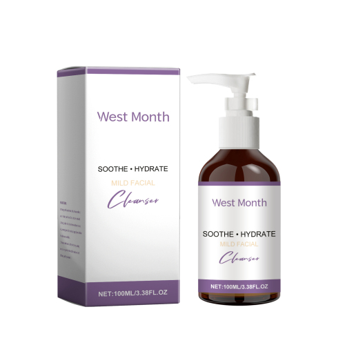 West Month 保湿洁面乳 清洁面部毛孔平衡油脂清爽滋养肌肤洗面