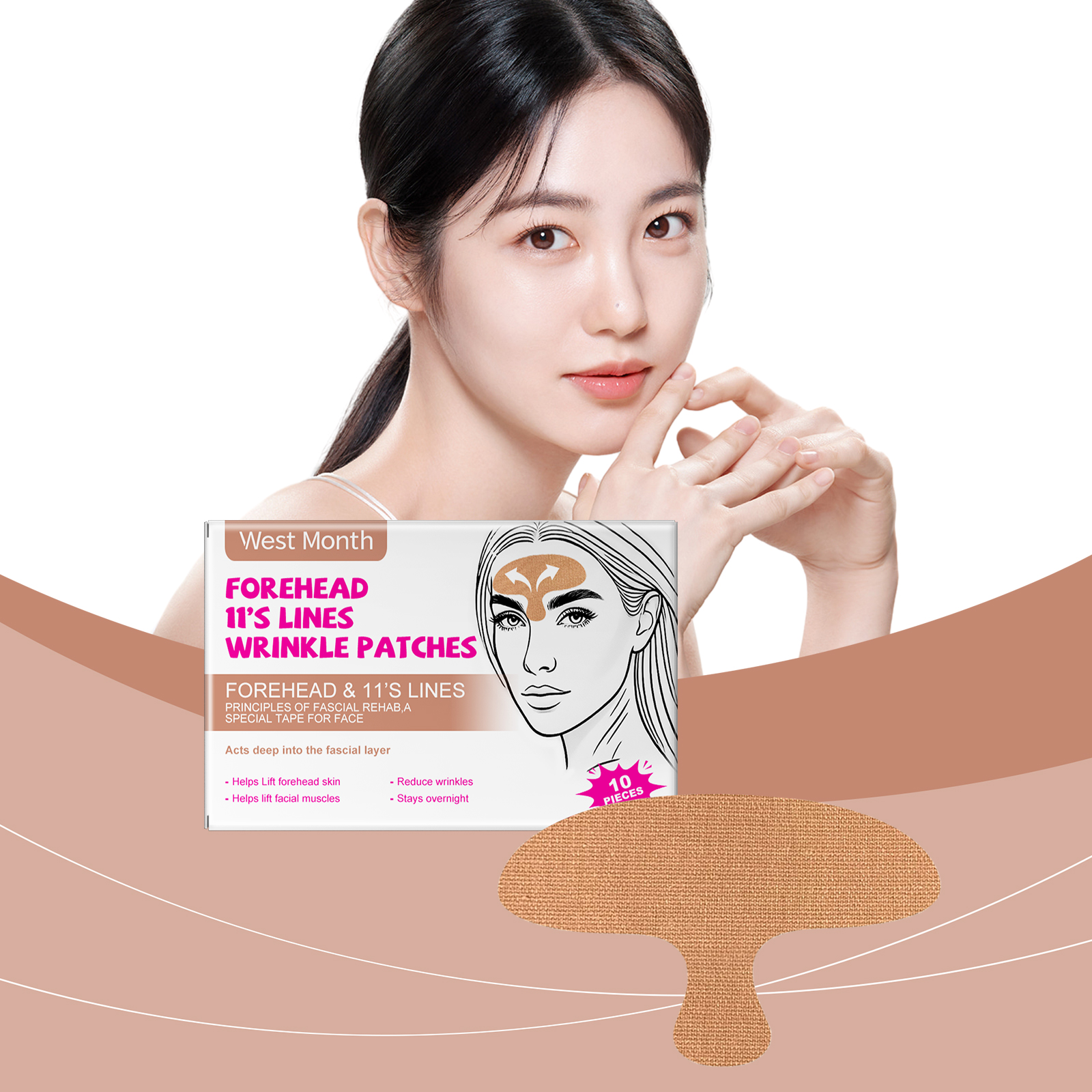 west-month-forehead-patch-hydrates-tightens-nourishes-improves-skin-condition-radiant-forehead-patch