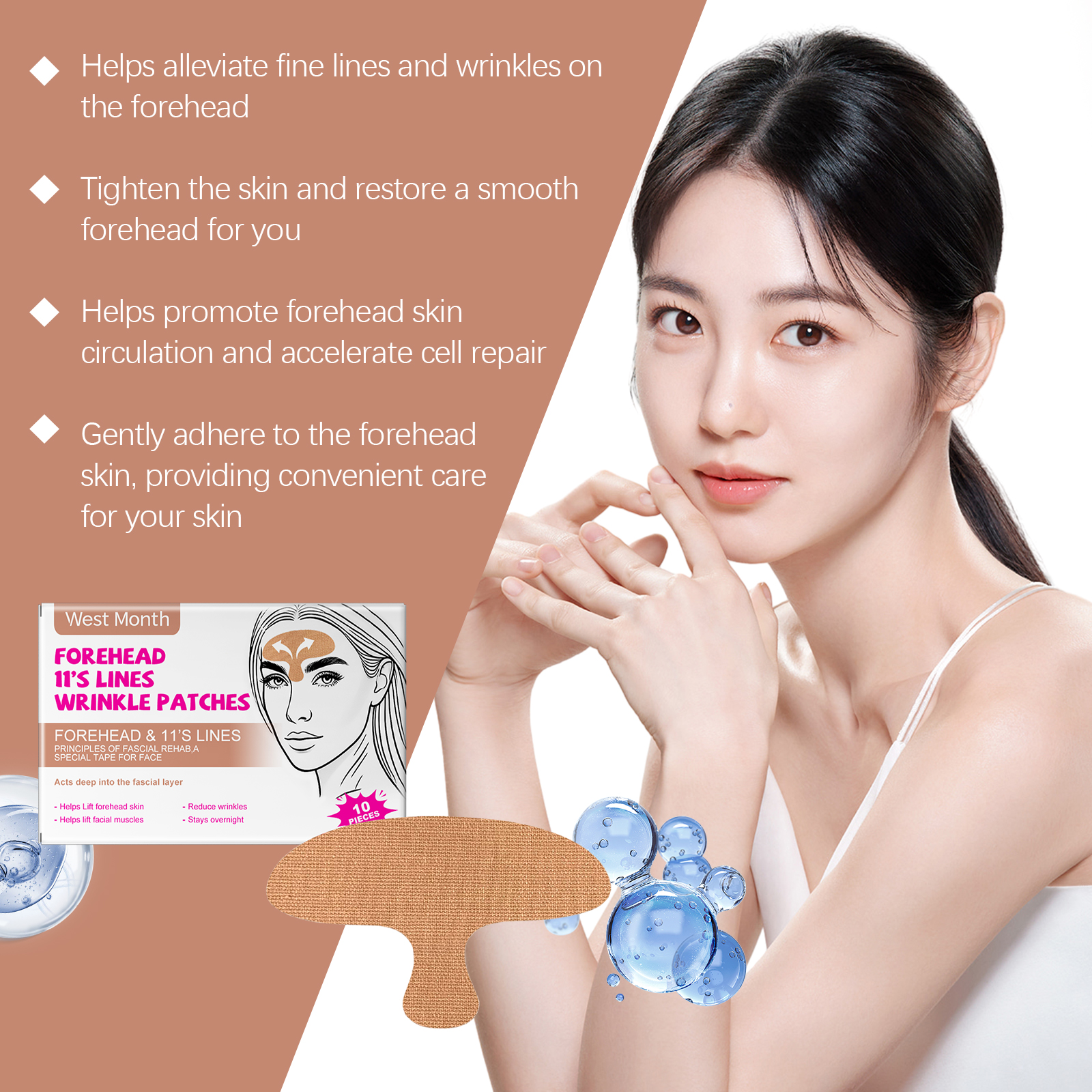 west-month-forehead-patch-hydrates-tightens-nourishes-improves-skin-condition-radiant-forehead-patch
