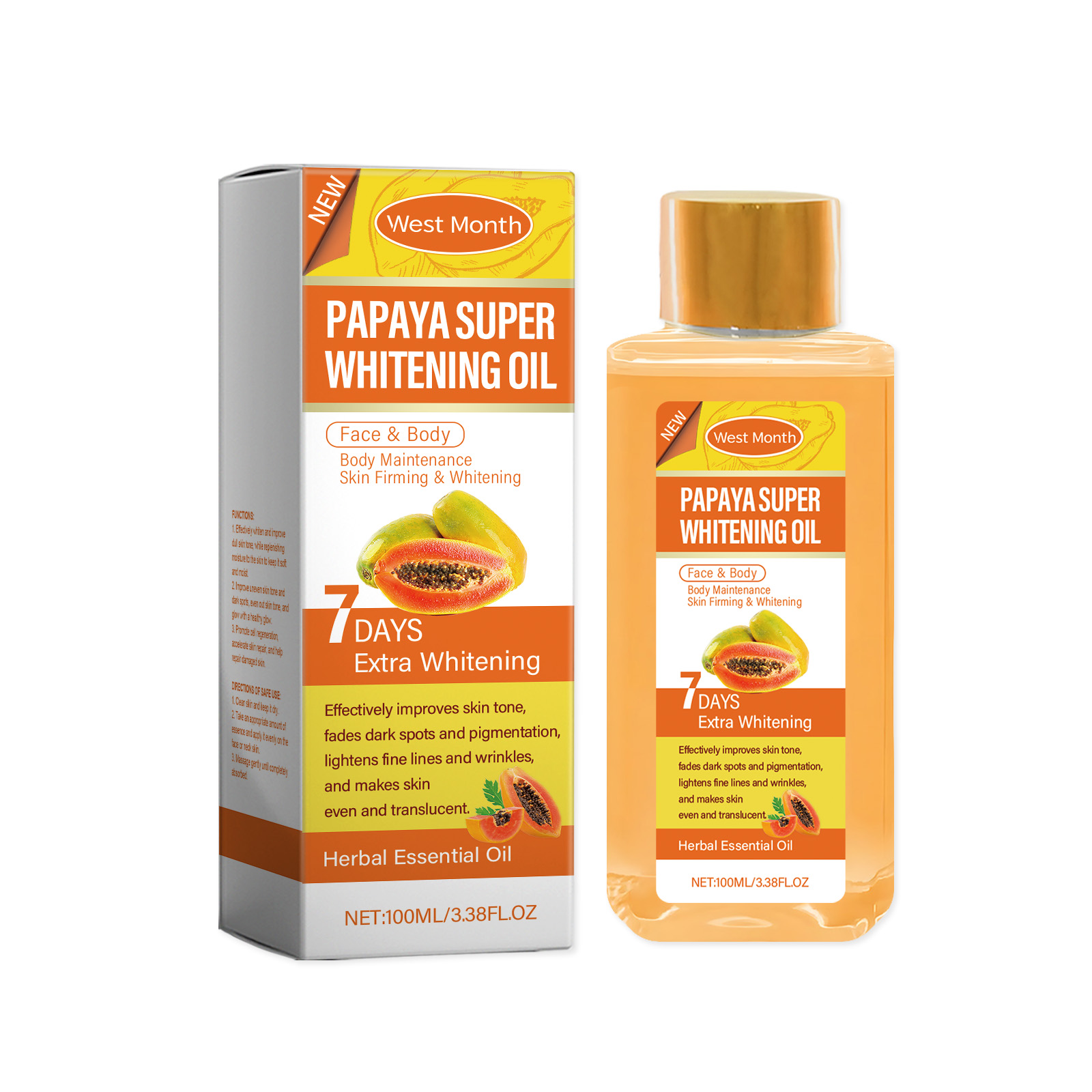 west-month-papaya-body-care-oil-body-massage-and-moisturizing-body-skin-moisturizing-oil