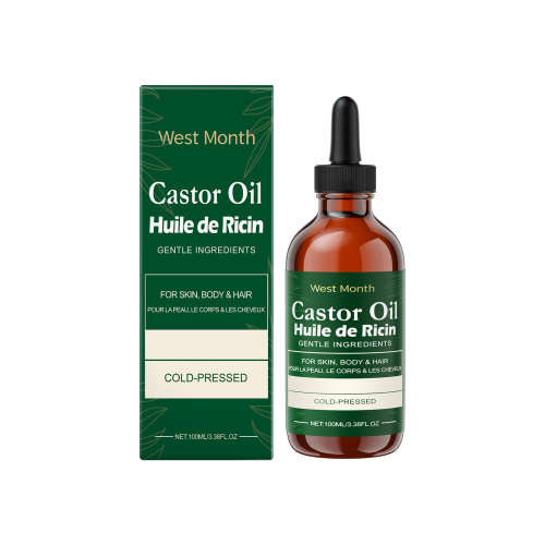 West Month 蓖麻油护理精油 睫毛眉毛头发皮肤保湿轻盈多效护理油