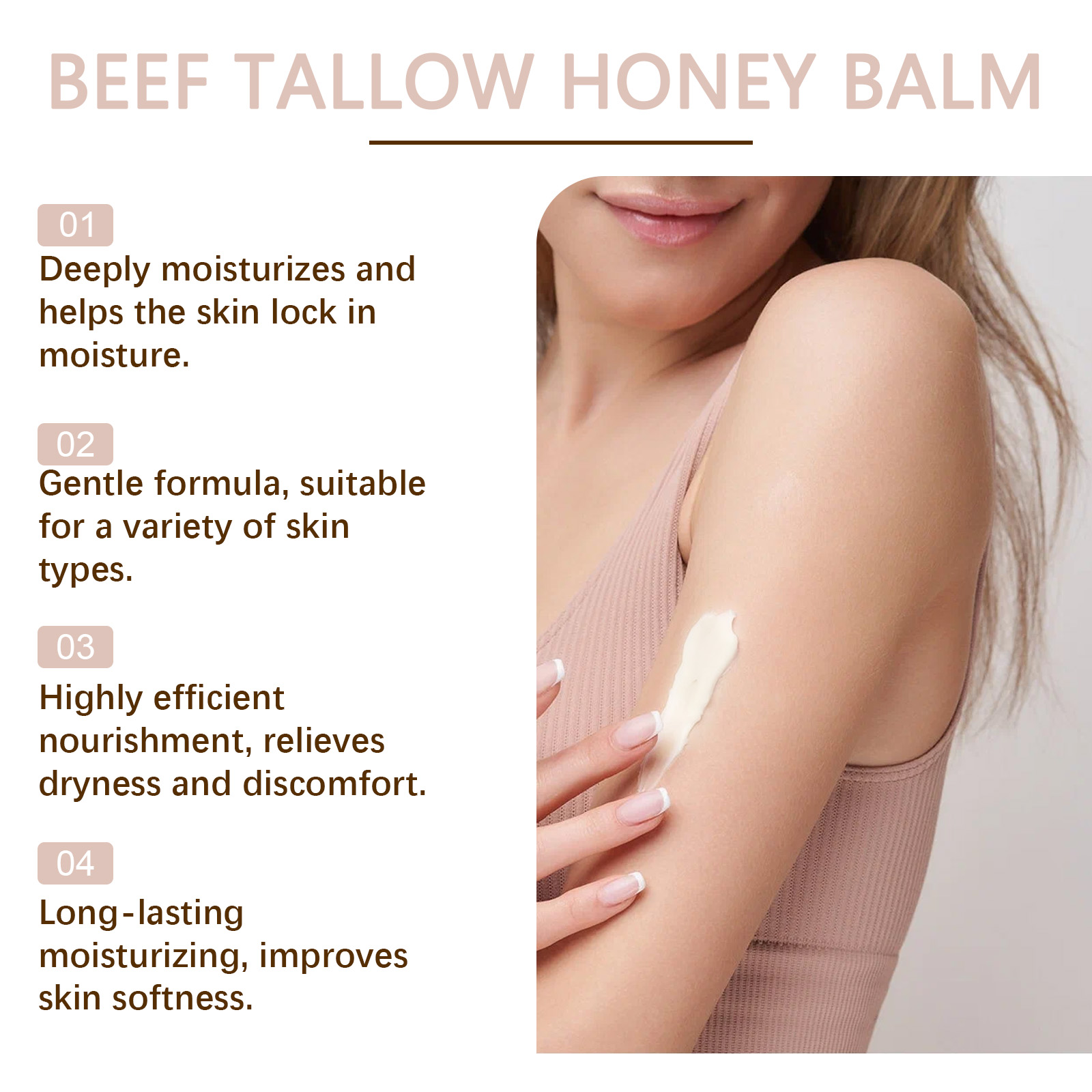 WoodSleep Multi-Functional Moisturizer Body And Face Hydrating Refreshing Honey Skin Care Essence Cream Soft And Moisturizing_voghion.com