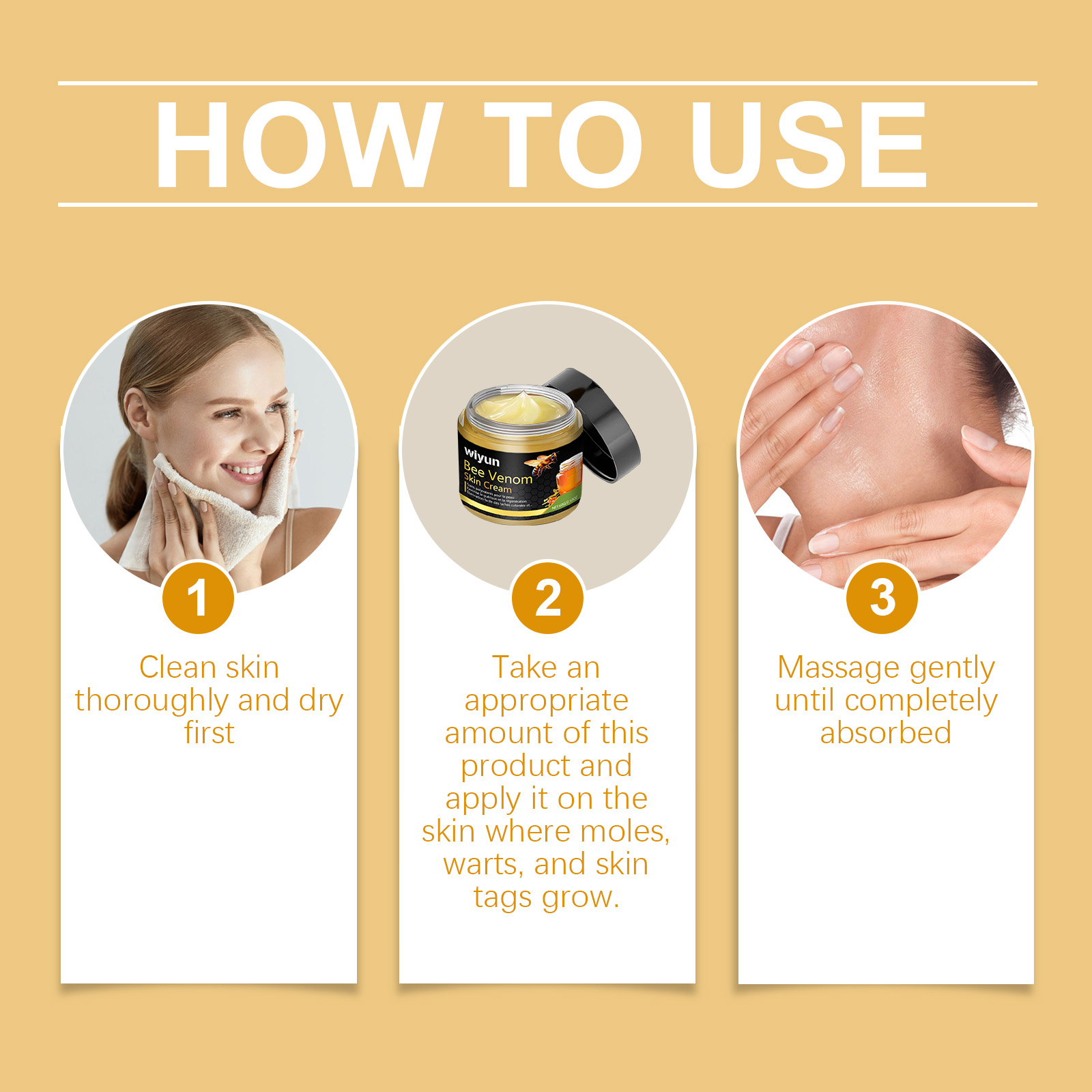 wiyun-bee-venom-skin-care-cream-gentle-moisturizing-repair-body-blemishes-smooth-body-skin-care-cream