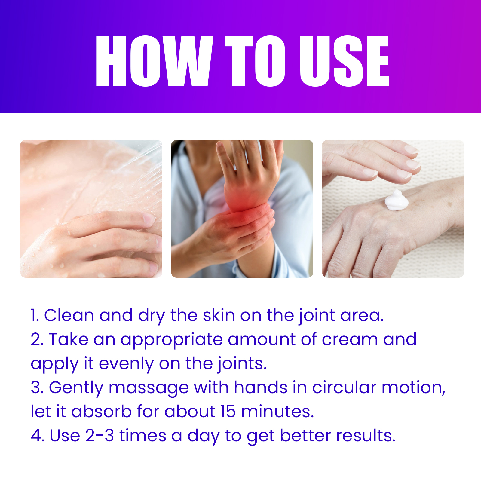 Ximonth Joint Repair Cream, Shoulder, Neck, Lumbar Spine And Leg Joint Massage Treatment To Relieve Swelling, Pain And Discomfort 1