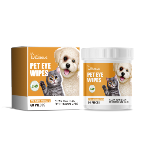 Yegbong 猫狗眼用湿巾 狗狗去泪痕猫咪宠物眼部清洁湿纸巾擦眼用