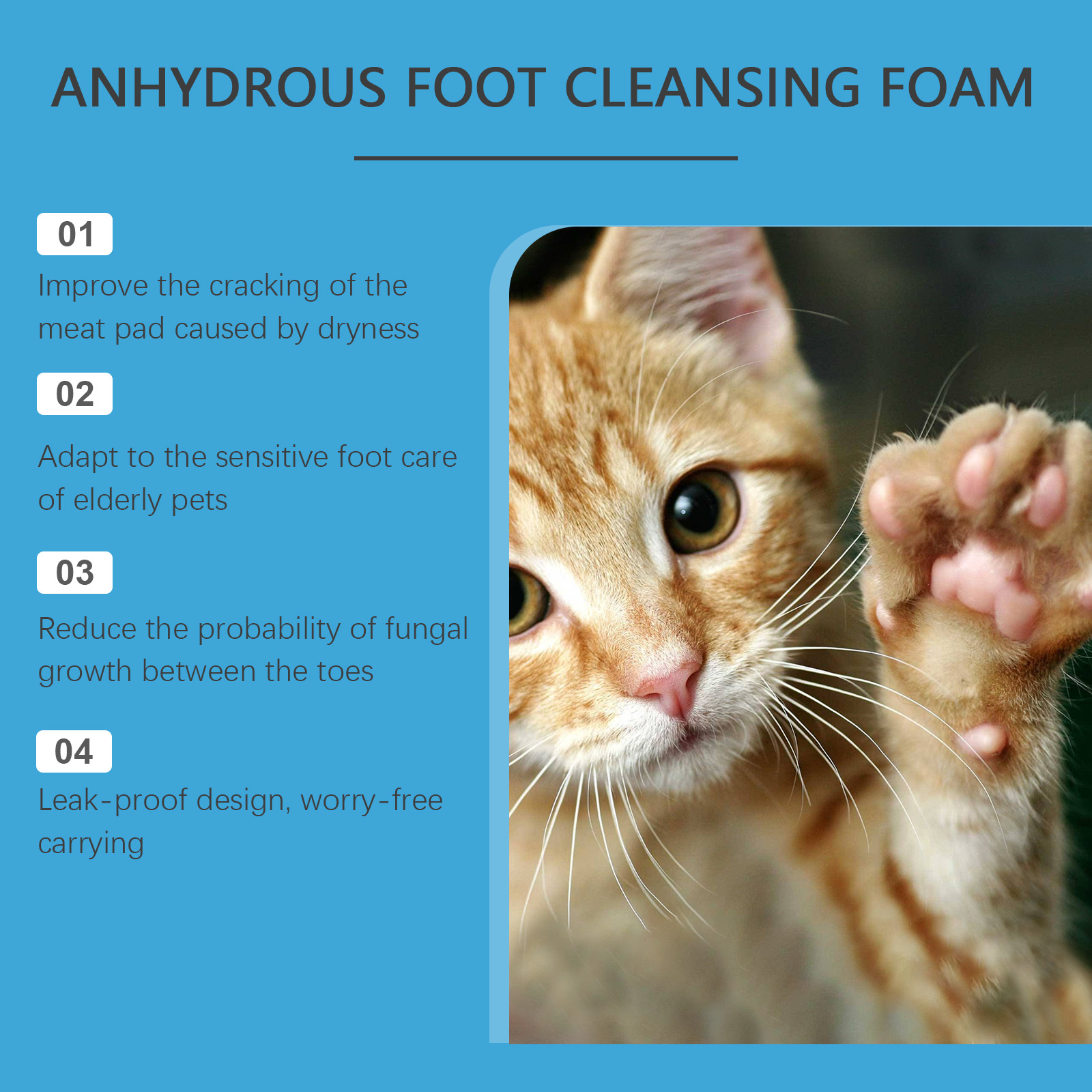 Spumă de curățare pentru lăbuțe cu perie din silicon pentru animale_voghion.com