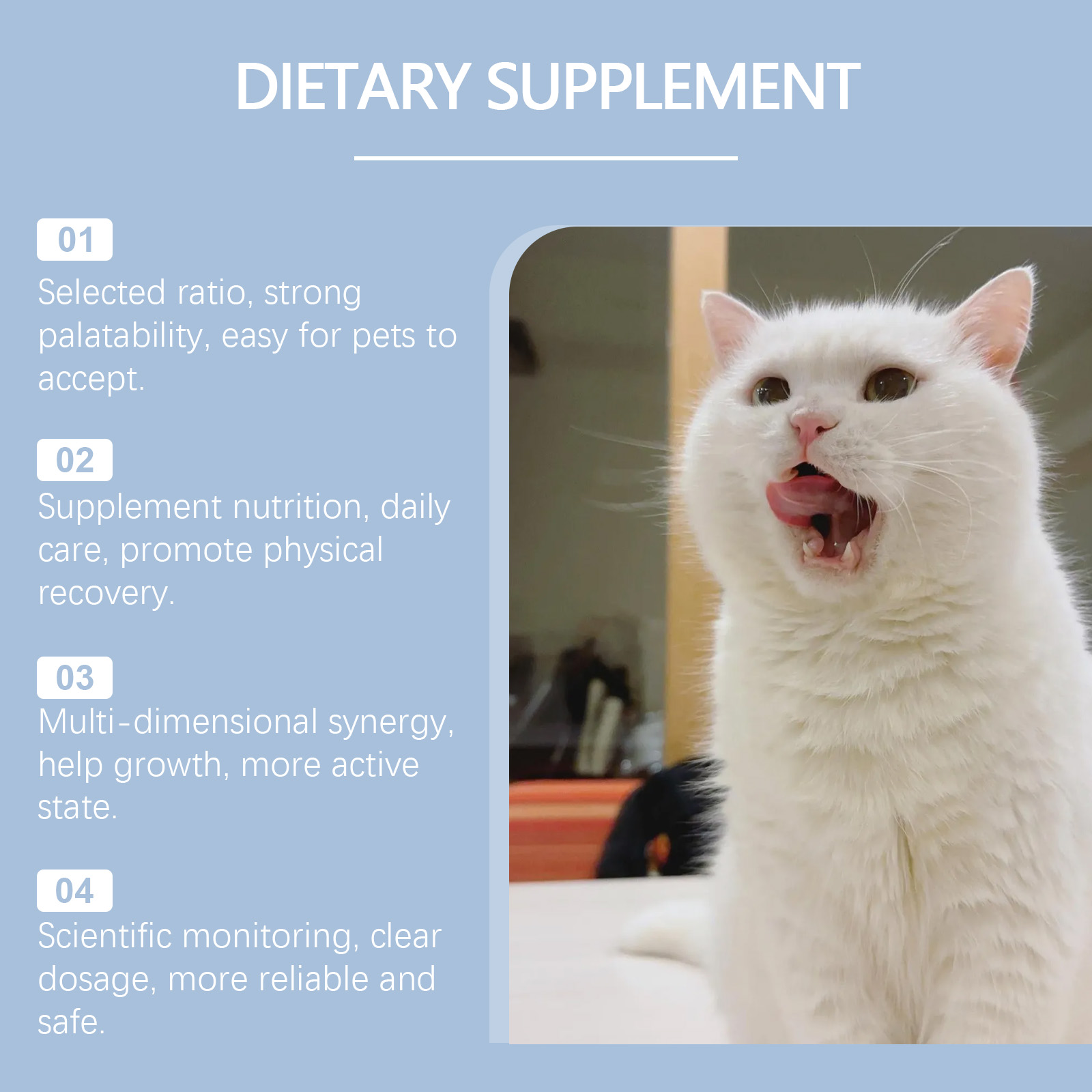 Compléments vitaminés pour chats gouttes de soin quotidien_voghion.com