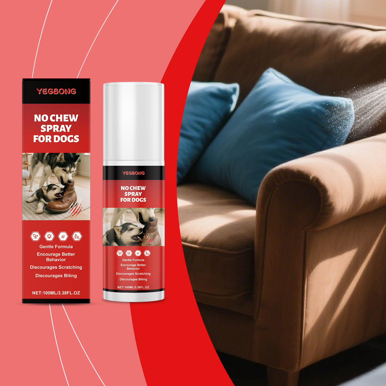 Yegbong Anti-Chewing Furniture Protection Pet Dog Anti-Bite Training Bitter Spray_voghion.com