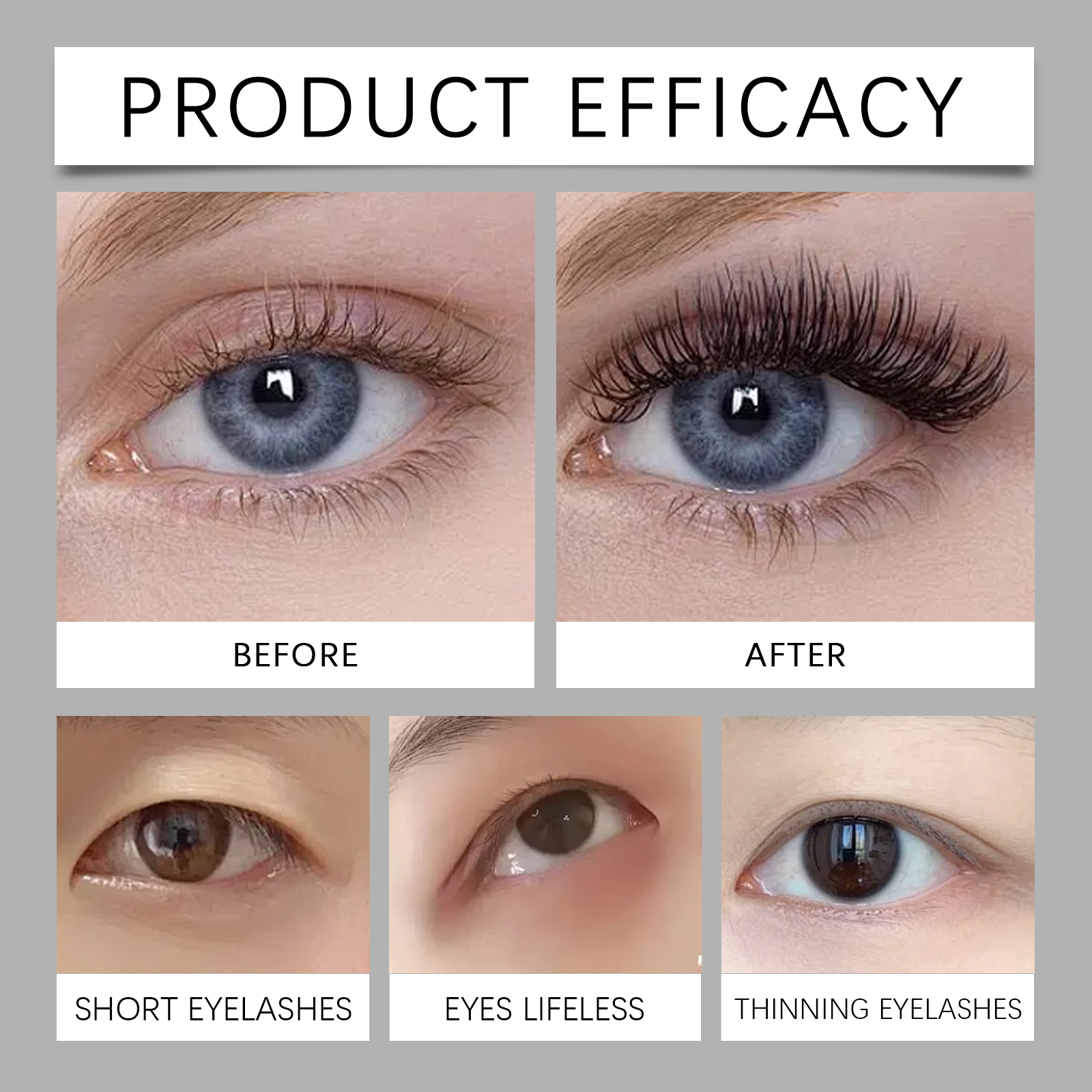 Zephoco Black Mascara Natural Curl Non-staining Daily Light Formula_voghion.com