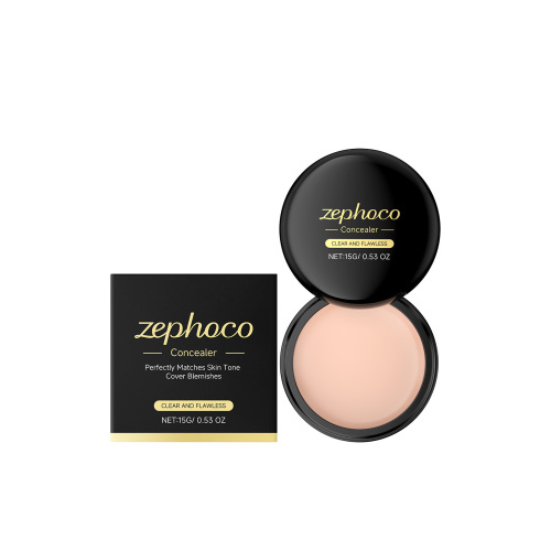 zephoco 自然肤遮瑕盘 柔焦遮瑕持妆遮盖瑕疵毛孔修饰便携遮瑕盘
