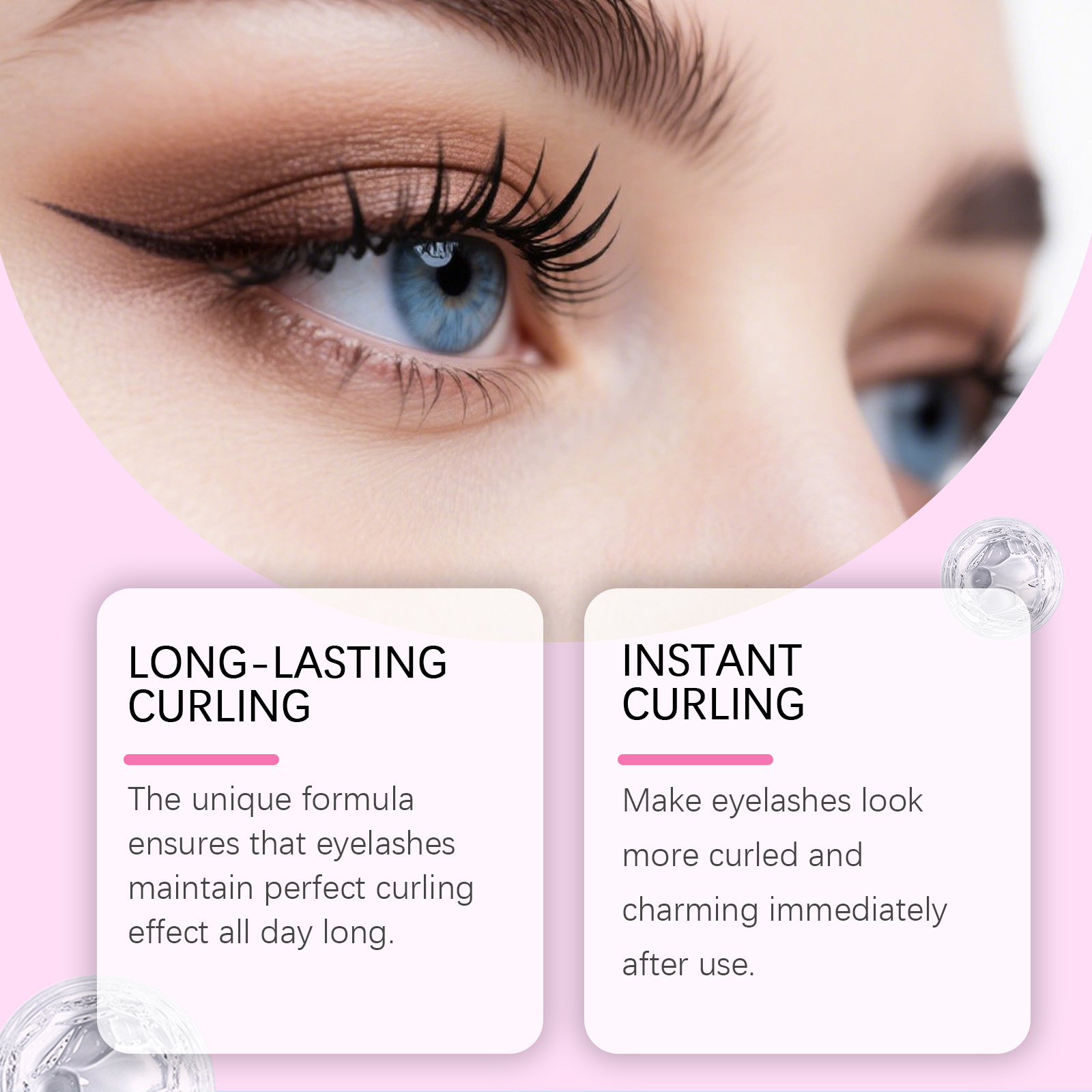 Zephoco Natural Curling Mascara Long Lasting Non Smudge Formula_voghion.com