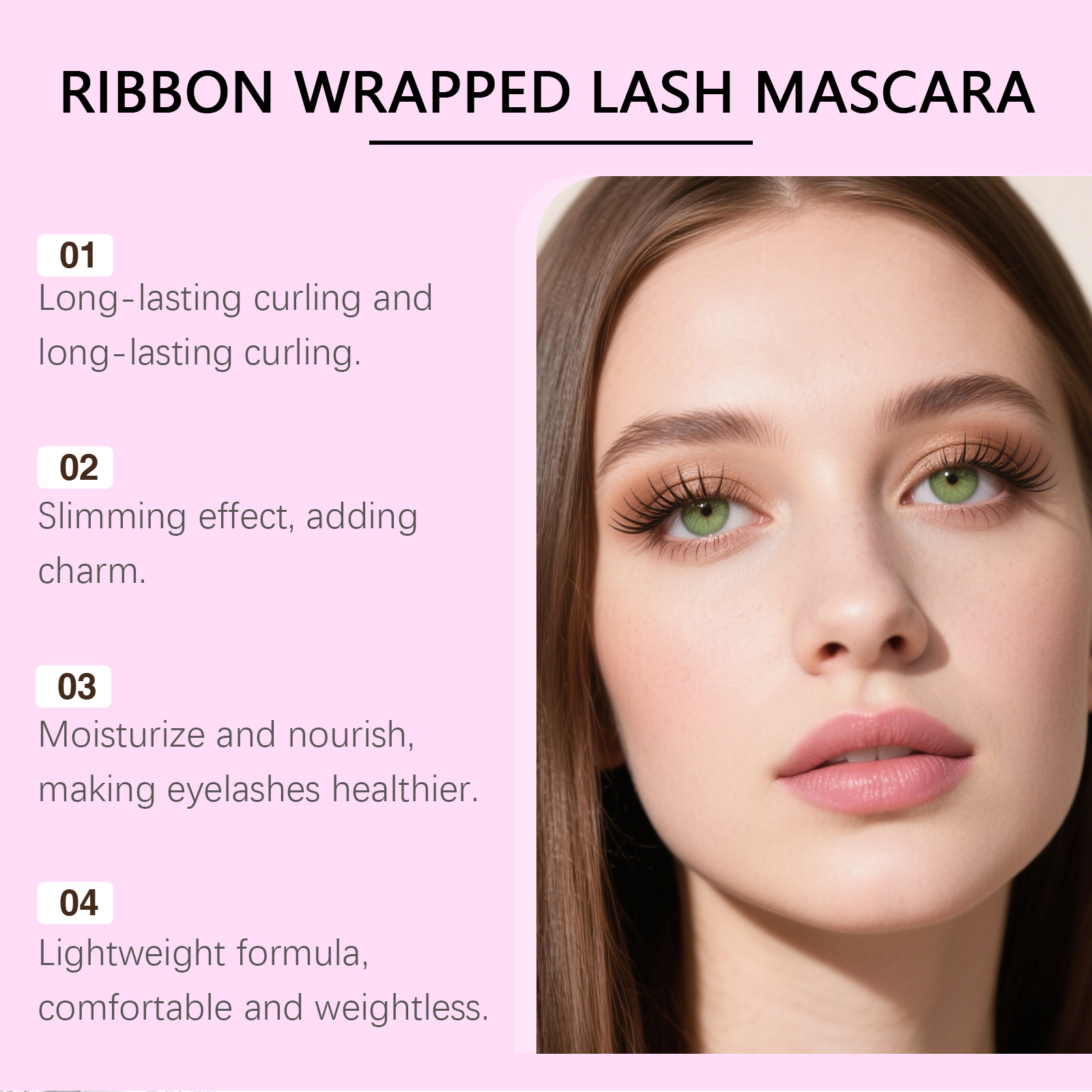 Zephoco Natural Curling Mascara Long Lasting Non Smudge Formula_voghion.com