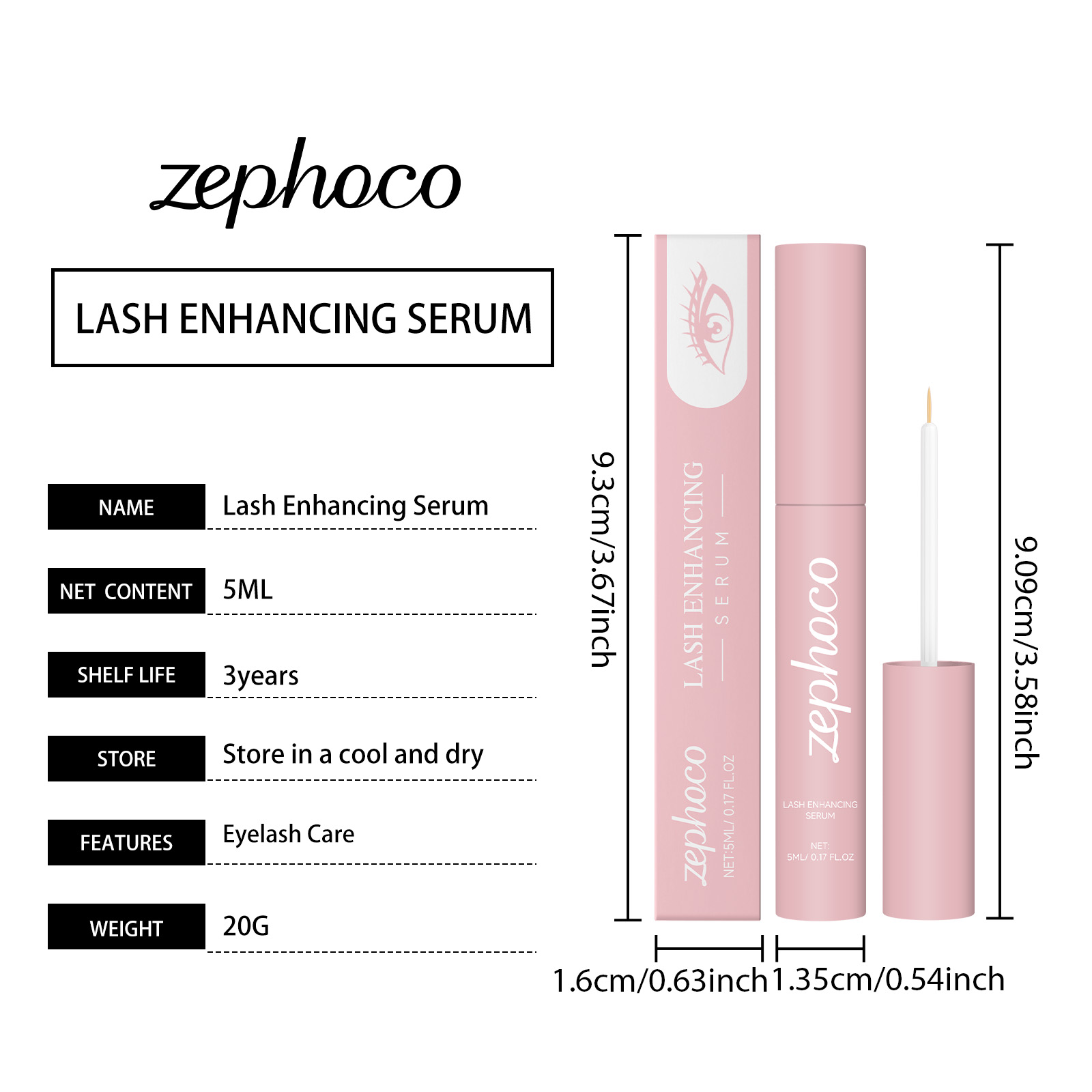 Zephoco Mascara For Natural Eyelash Curl And Beautiful Daily Look_voghion.com