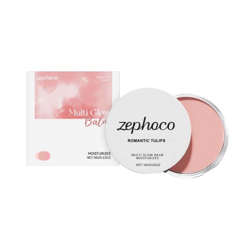 zephoco 浪漫郁金香腮红膏 自然妆容细腻轻薄服帖清透易上手