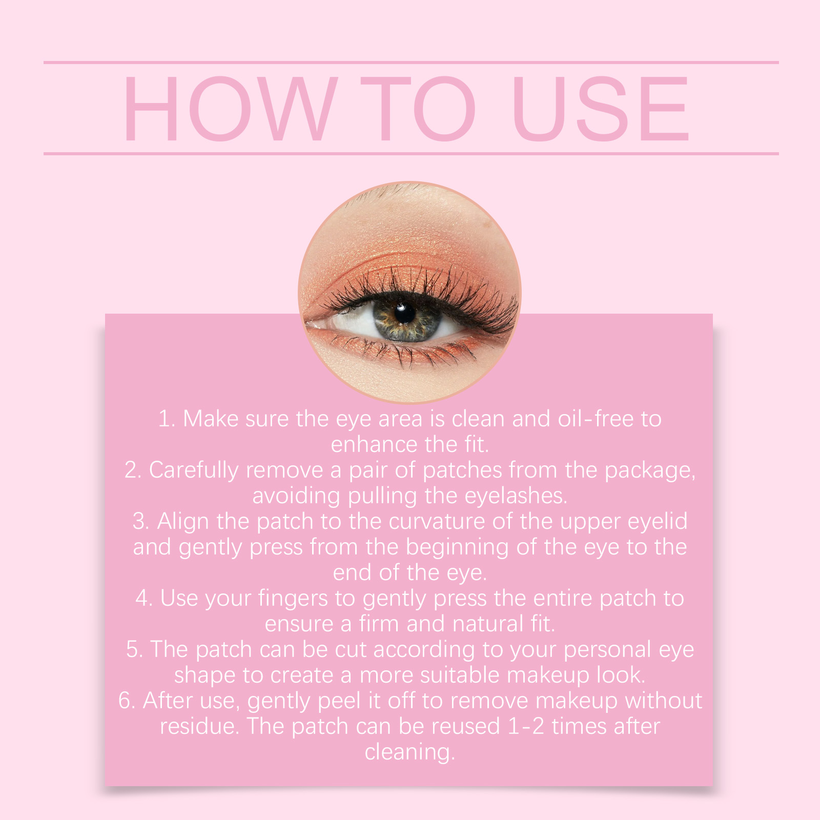 Zephoco Eyeshadow And Eyelash Stickers Portable Eye Makeup Sets_voghion.com
