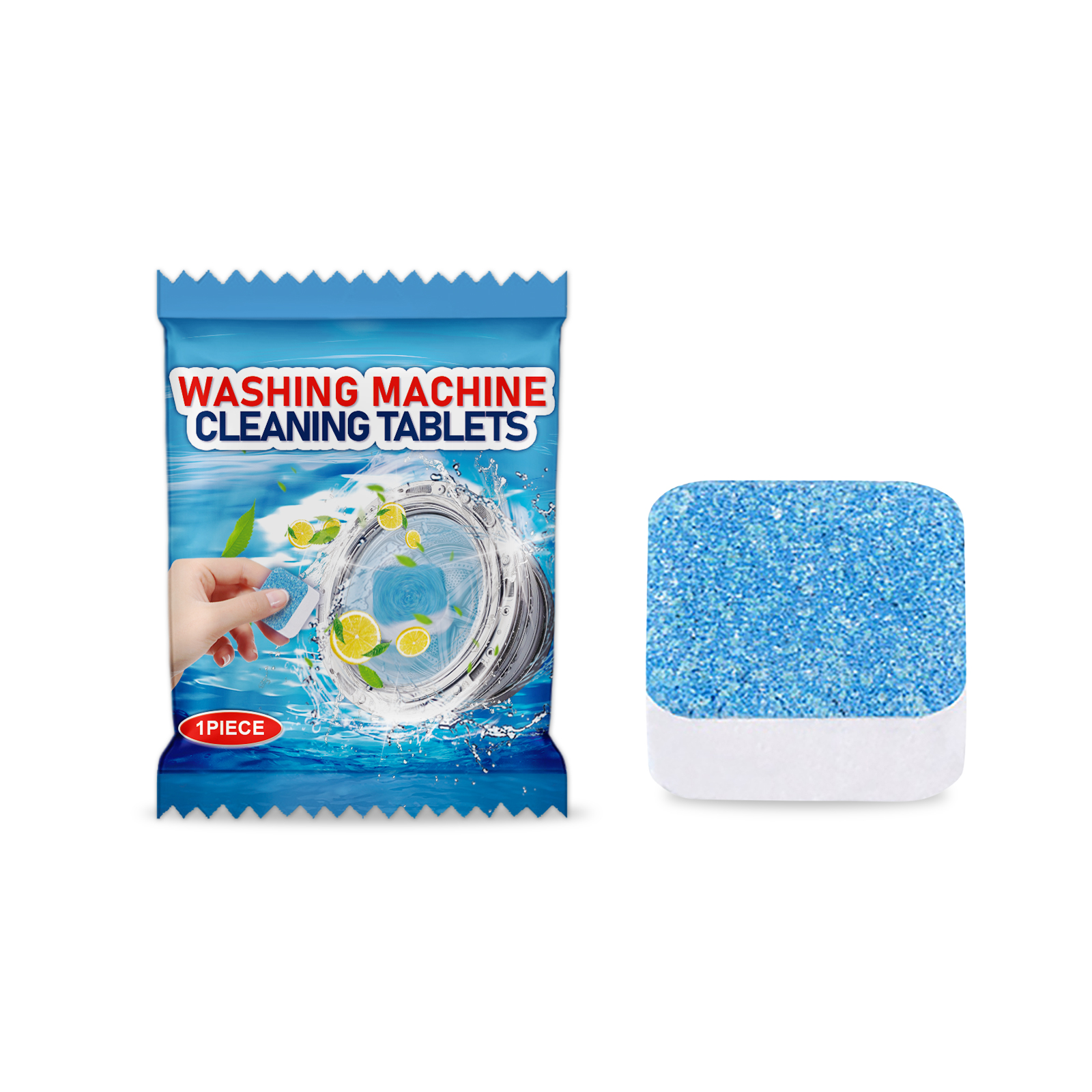 Jakehoe Washing Machine Cleaning Effervescent Tablets - Deep Clean Drum, Eliminate Odors & Leave Fresh Scent