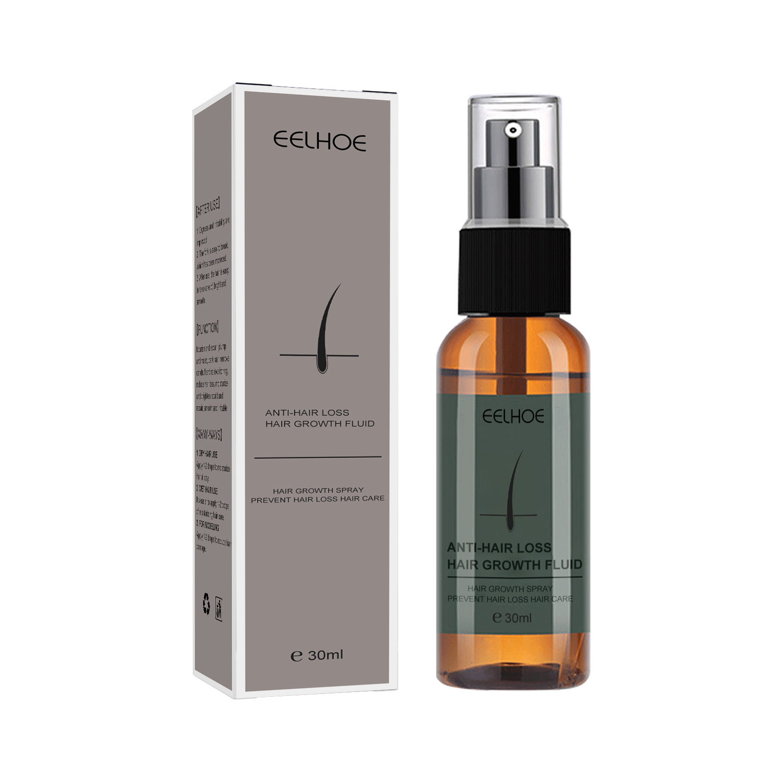 Hair Loss Prevention Serum Spray for Strengthening Hair Roots and Scalp Repair