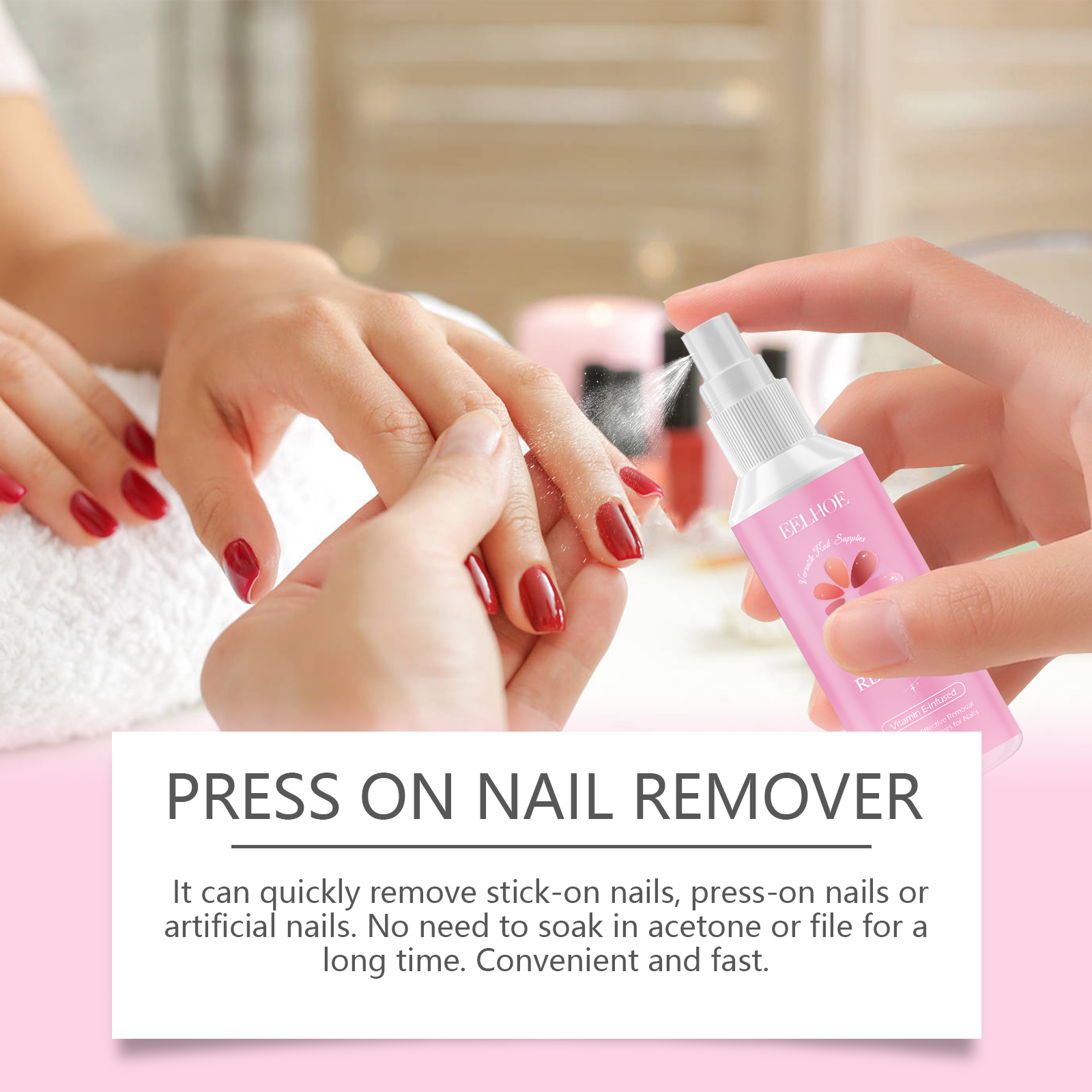 Eelhoe Nagelkleberentferner Sanfter Nagellackentferner Für Gel_voghion.com