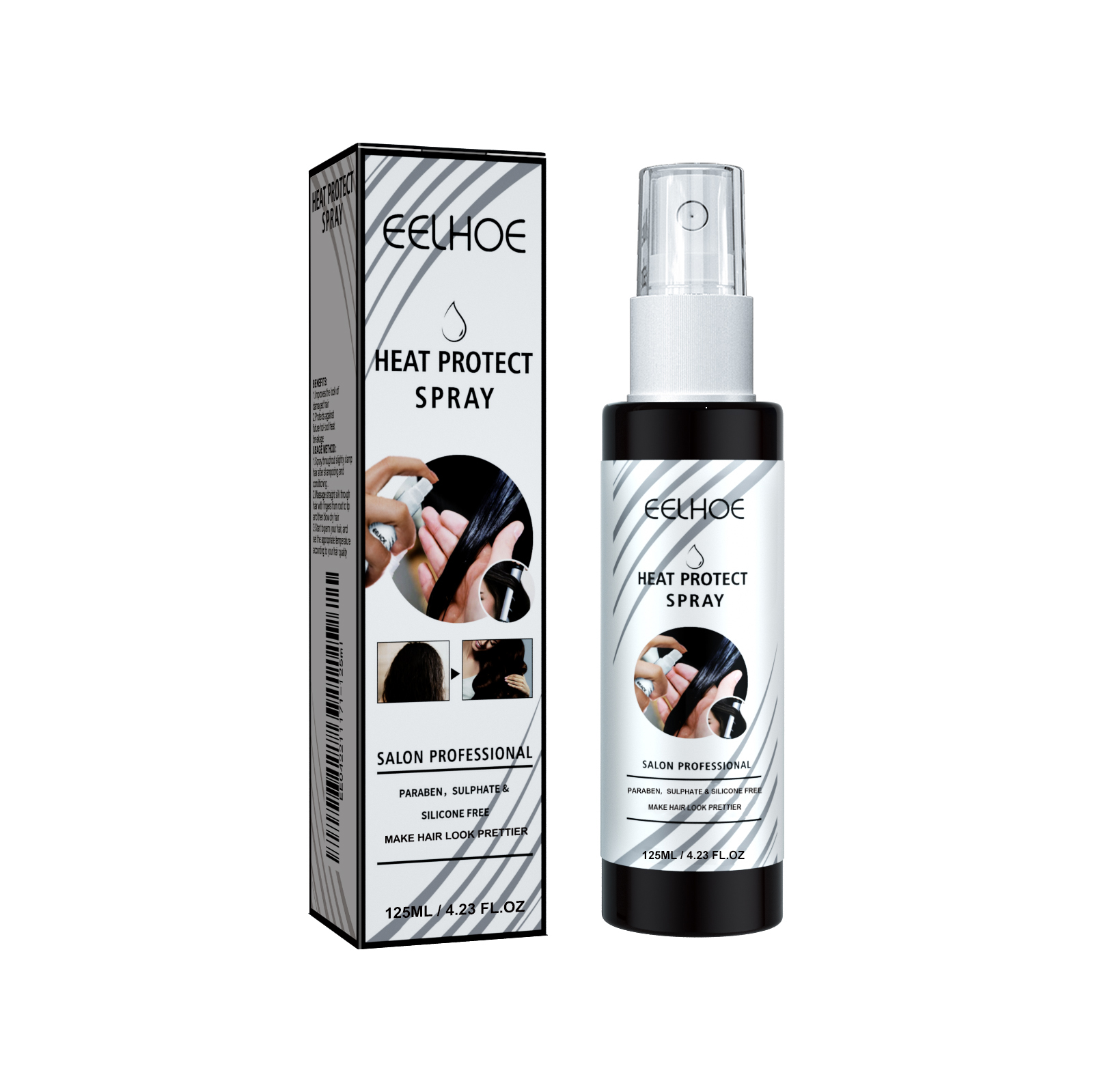 EELHOE EHair Insulation Spray, Pre-Perm Hair Conditioner Moisturizing Thermal Insulation Spray Leave-In