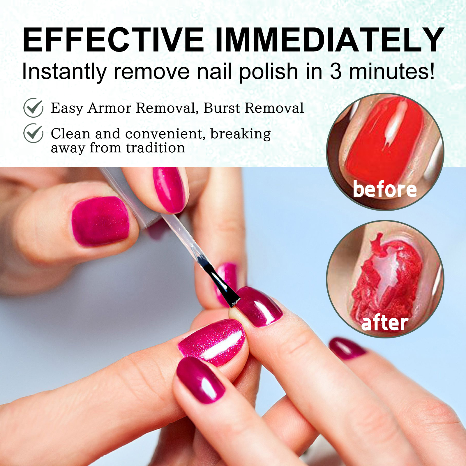 EELHOE Burst Nail Polish Remover Nail Polish Glue Nail Polish Remover For Nail Polish Shops_voghion.com