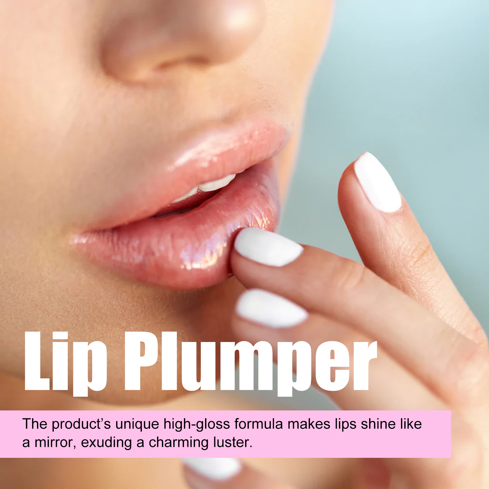 EELHOE Lip Plumper, Fade Lip Lines Dead Skin Moisturizing And Plump Lips Delicate And Glossy Lip Gloss_voghion.com