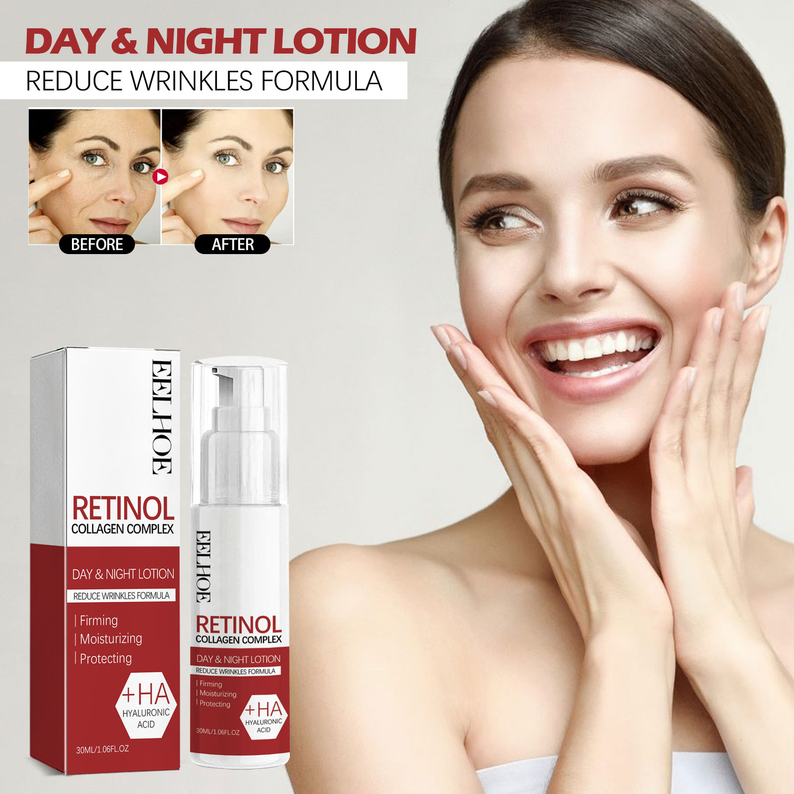 eelhoe-retinol-collagen-complex-day&night-lotion-wrinkles-hydrating-moisture-carry-bright-color-of-skin-firming-skin-anti-aging-lotion