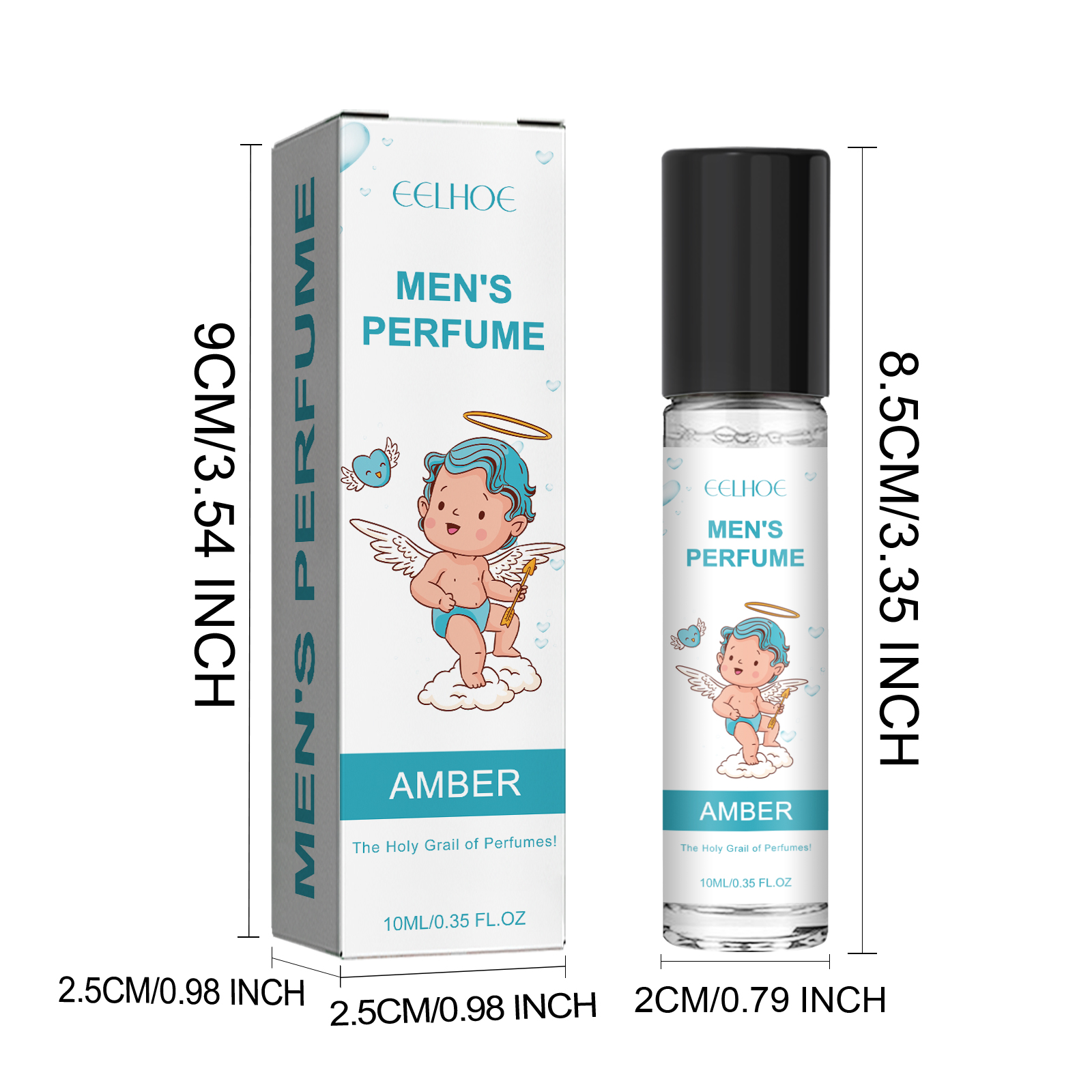 EELHOE Cupid Perfume (Men's Edition) Is A Long-Lasting, Light, Fresh And Natural Niche Fragrance For Wrists And Behind Ears_voghion.com