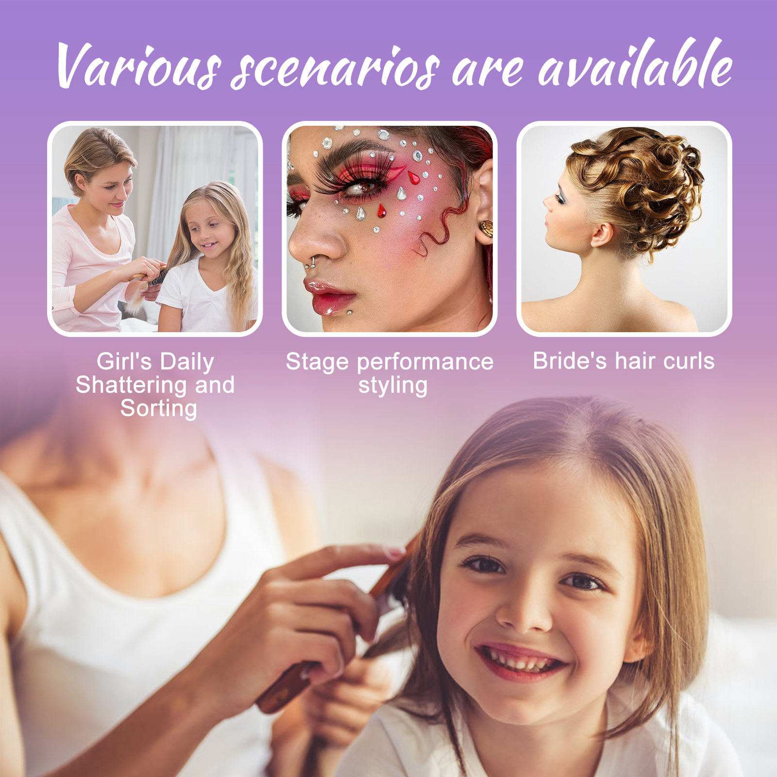 EELHOE Hair Wax Stick, Long Lasting Hair Setting Smoothing Frizzy Small Broken Hair Natural Luster Solid Hair Oil Bar_voghion.com