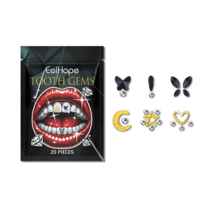 Eelhope水晶牙钻 装饰时尚美牙贴提升笑容亮度轻松使用闪耀牙钻