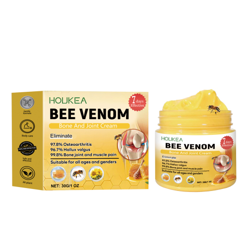 Houkea 蜂毒关节护理霜 日常温和涂抹手腕膝盖按摩身体外用修护霜
