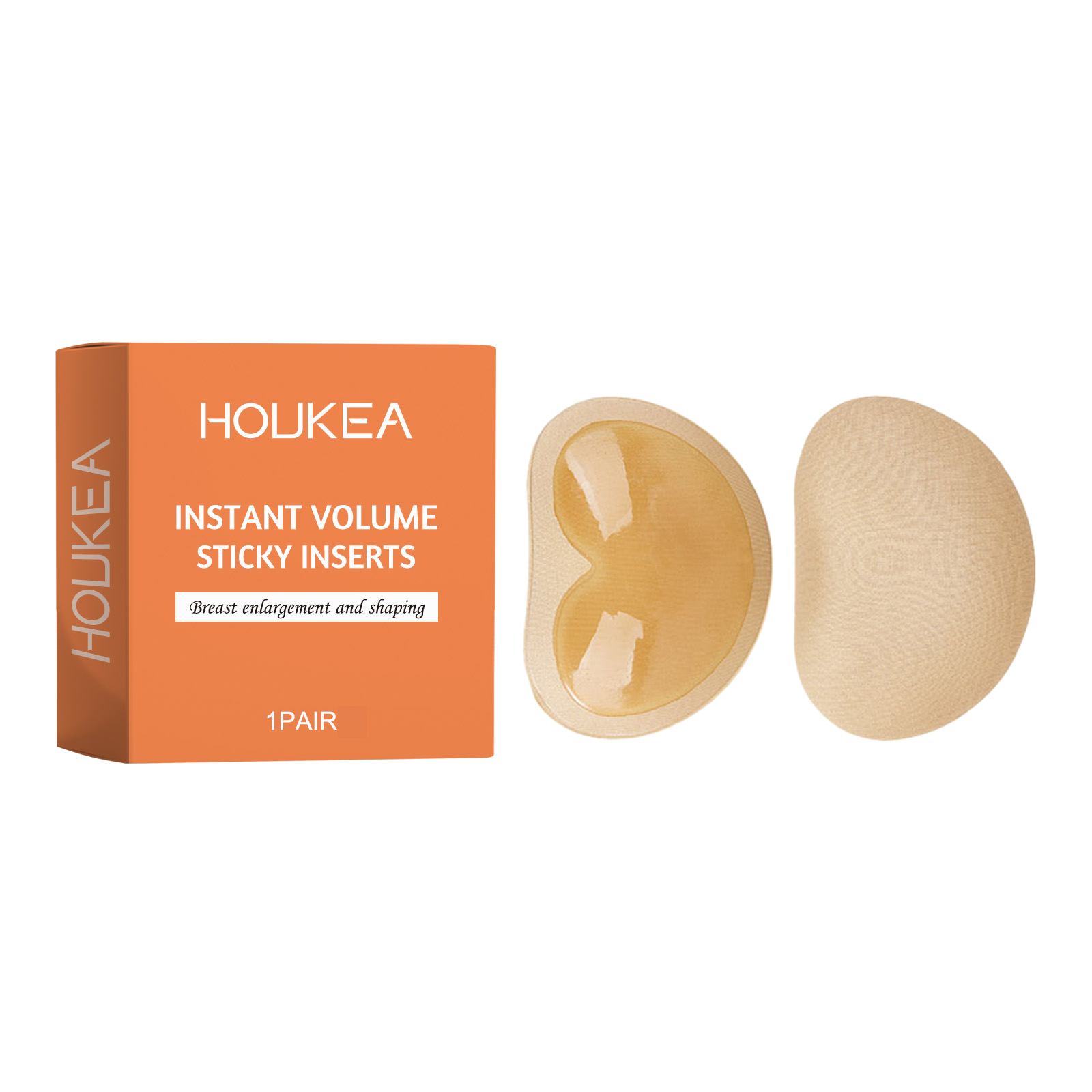 Houkea Silicone Adhesive Sponge Breast Pads - Enhance Fullness, Moisturize, and Shape for Charming Cleavage
