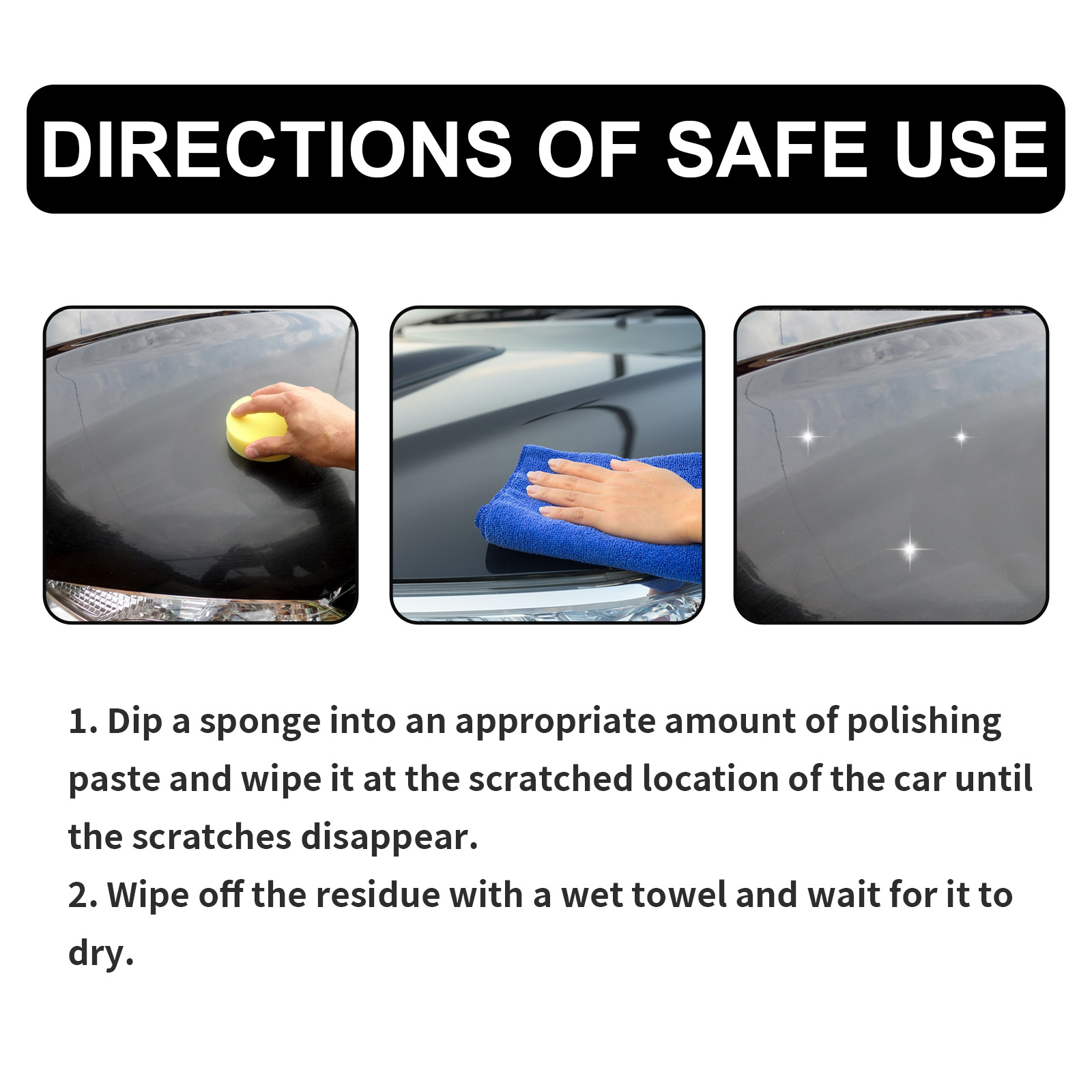 Homonth Car Scratch Polishing Paste Car Scratch Repair Coating Refurbished Car Paint Scratch Removal Polishing Paste_voghion.com