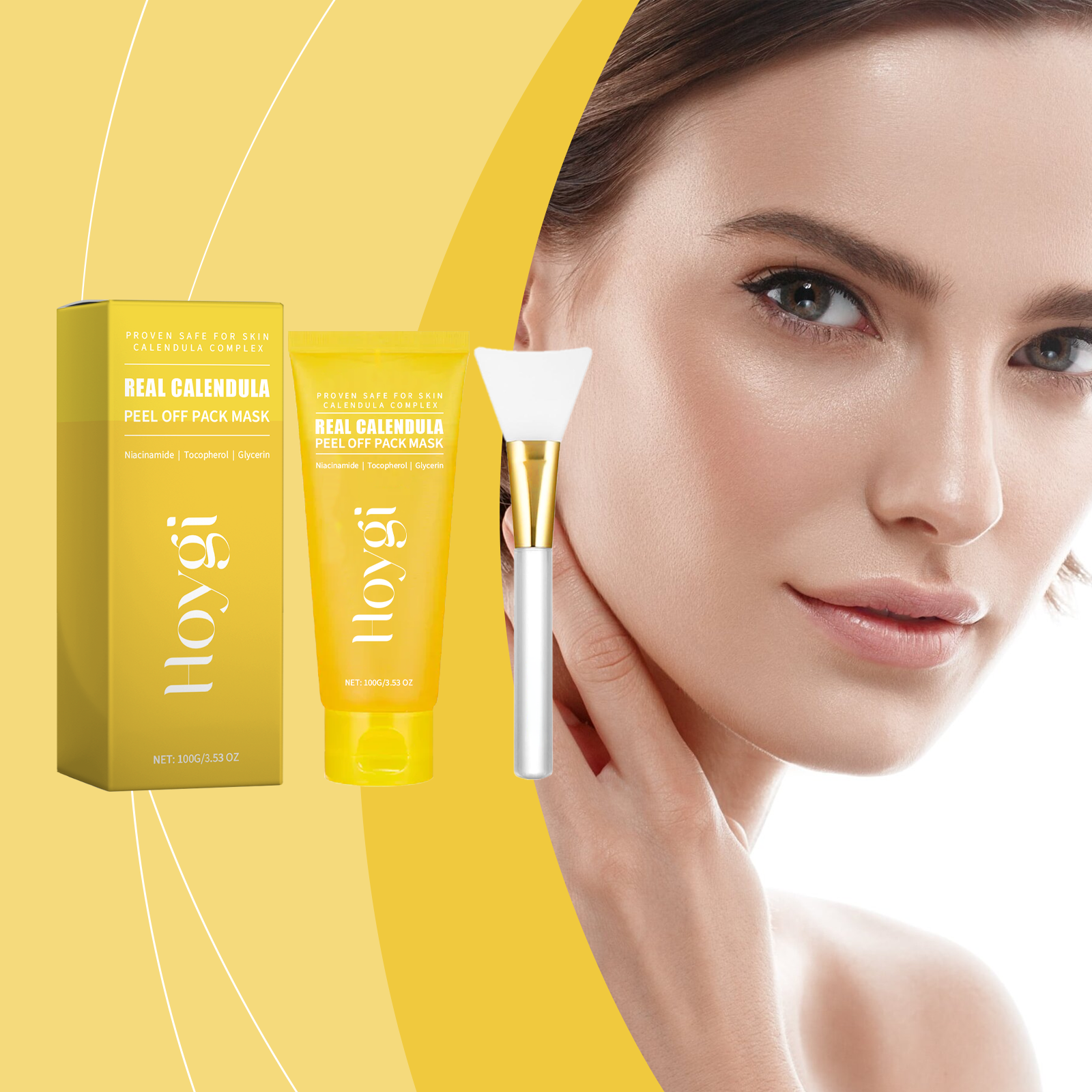 Hoygi Cleansing Peel Peel Mask Gently Cleanses Blackhead Pores And Moisturizes Skin Without Tightening_voghion.com