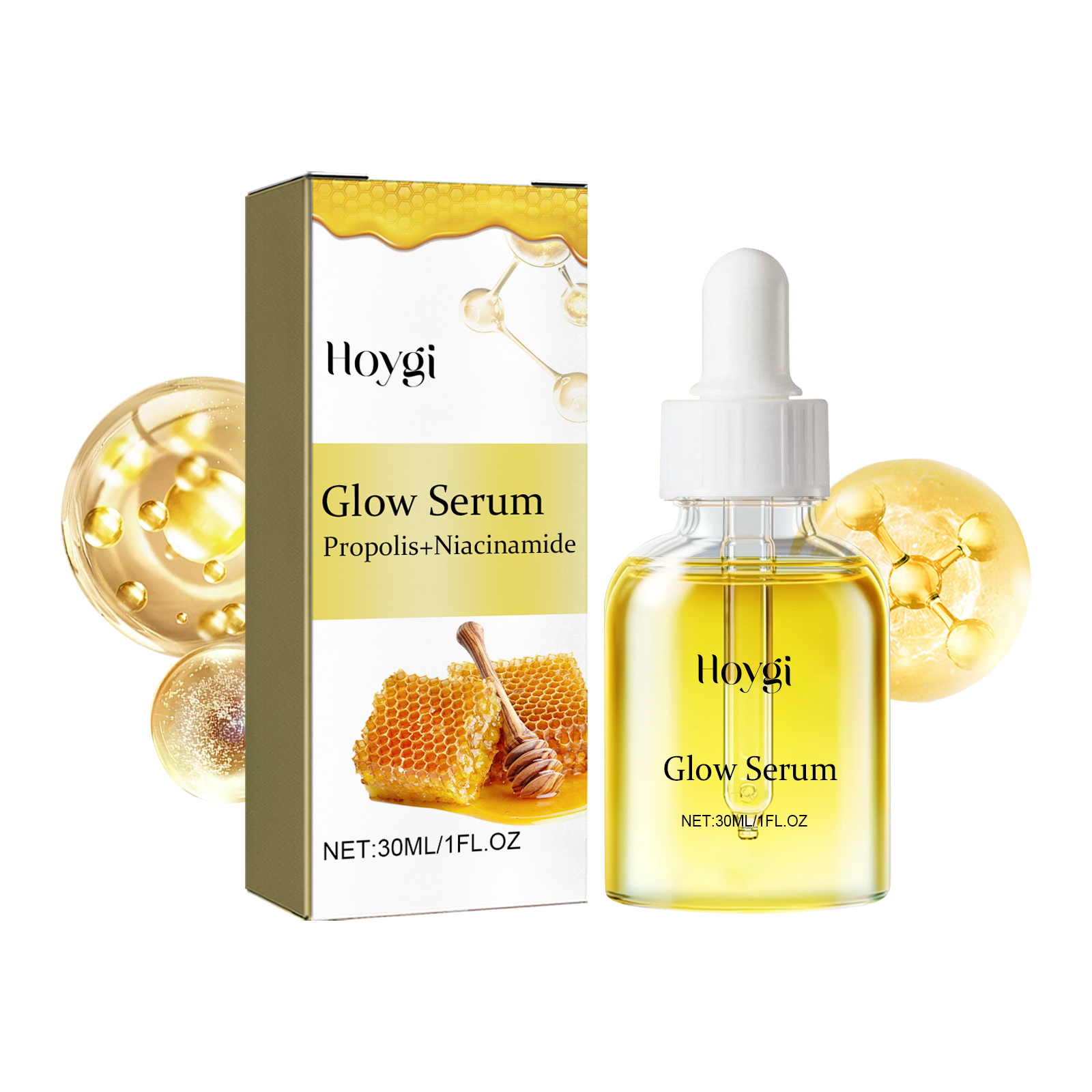 Hoygi Glow Serum, Moisturizing And Whitening Skin To Reduce Facial Spots And Fine Lines_voghion.com