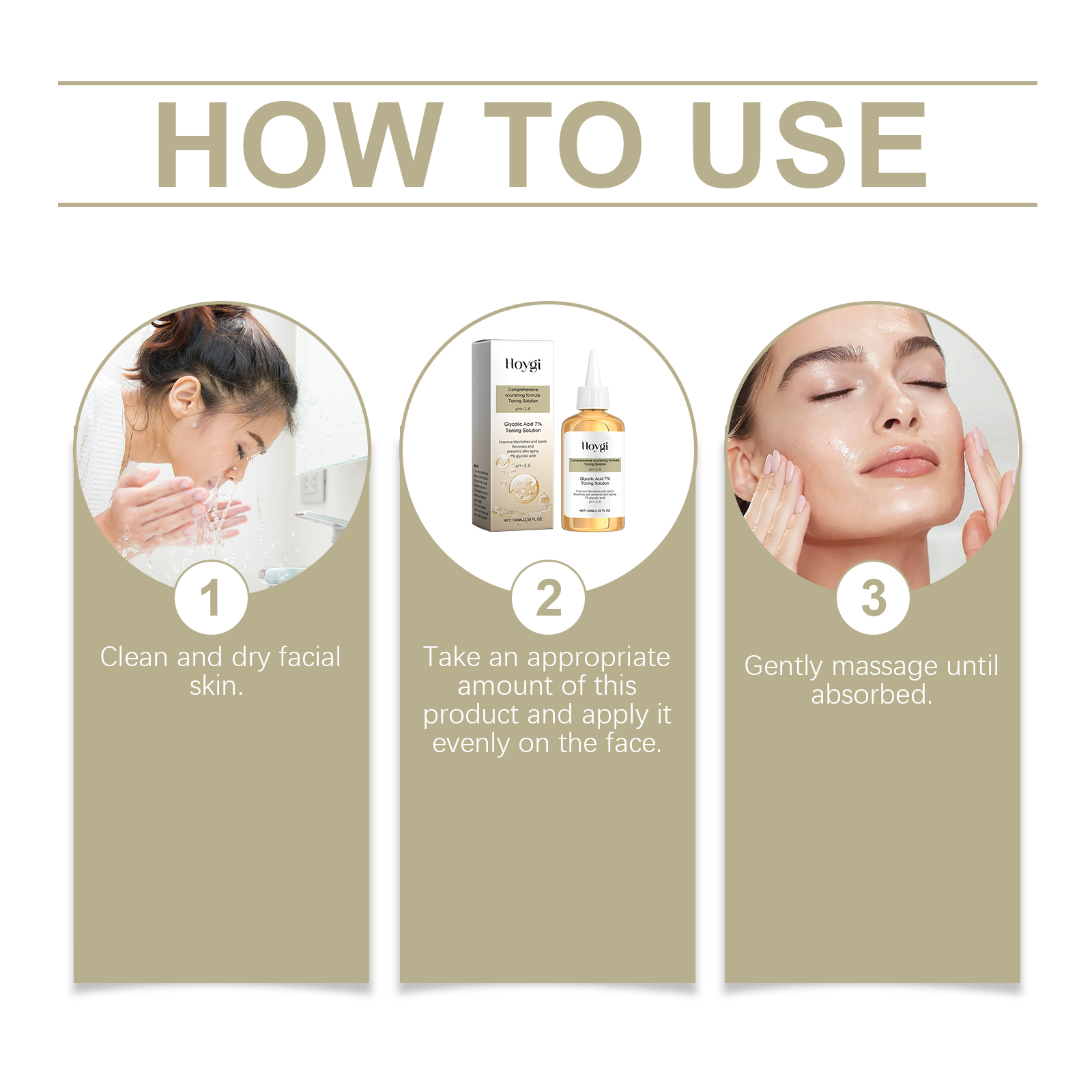 Hoygi Toner Gently Cleanses Face Balance Oil Delicate Tender Skin Moisturizing Moisturizing Toner_voghion.com