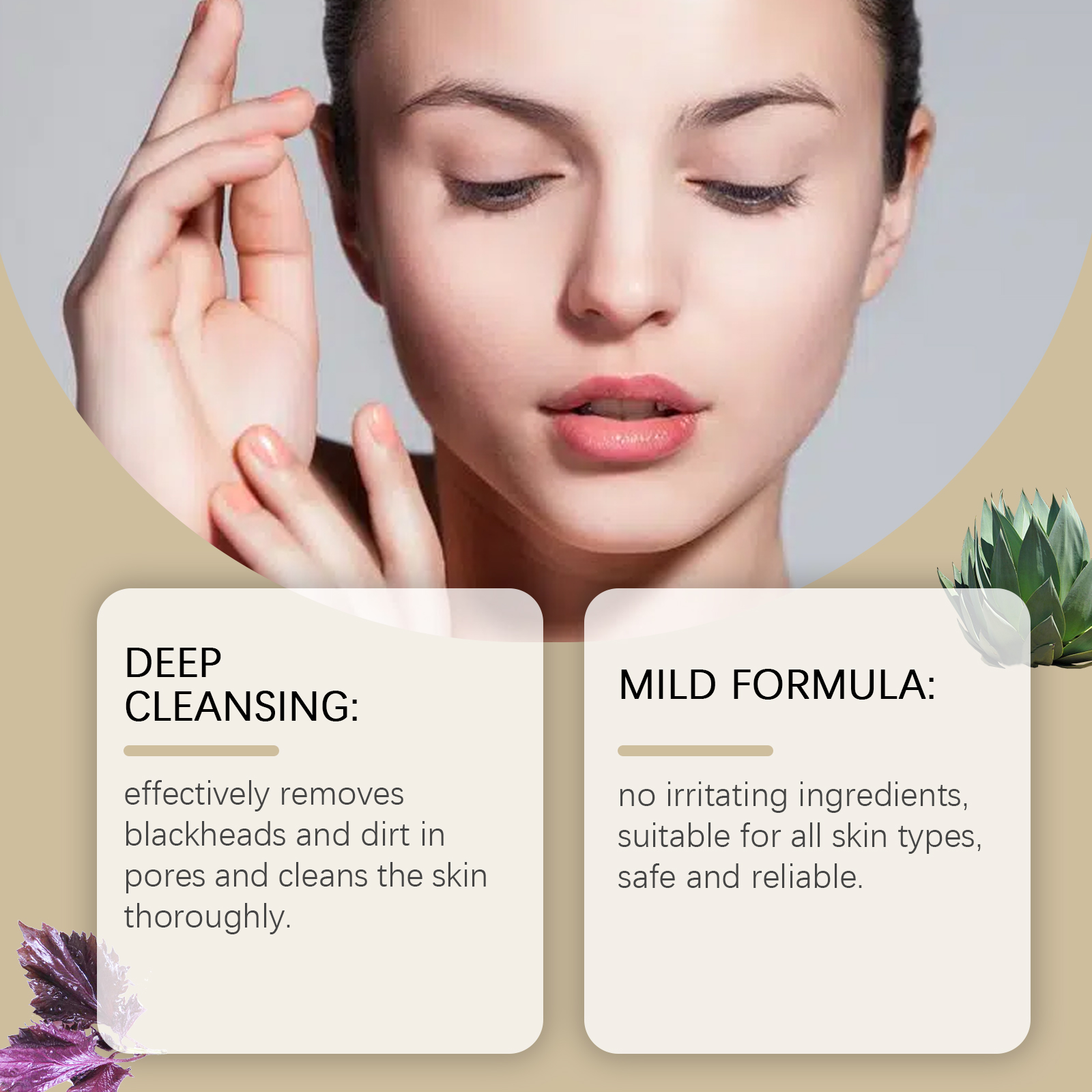 Hoygi Pore Blackhead Peel Mask Blackhead Clean And Hydrating Delicate Pore Gentle Facial Cleansing Mask_voghion.com