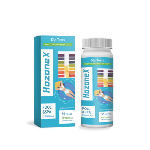 HozoneX 泳池三合一pH试纸 试纸准确对照简易检测泳池水质测试纸