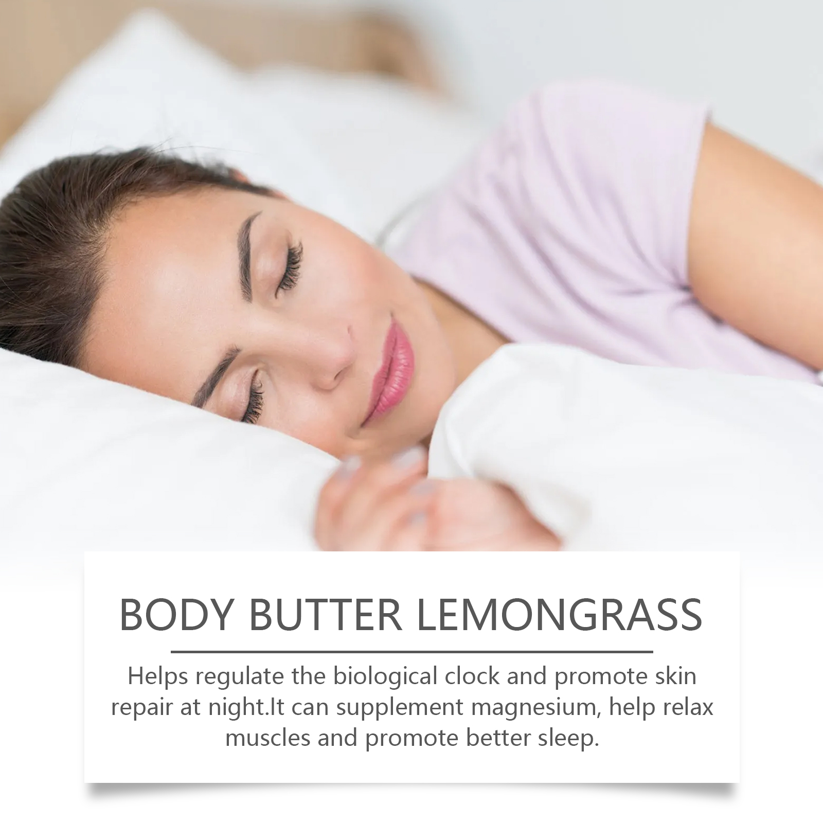 Jaysuing Lemongrass Magnesium Body Lotion Hydrating And Moisturizing Night Care Skin Body Lotion_voghion.com