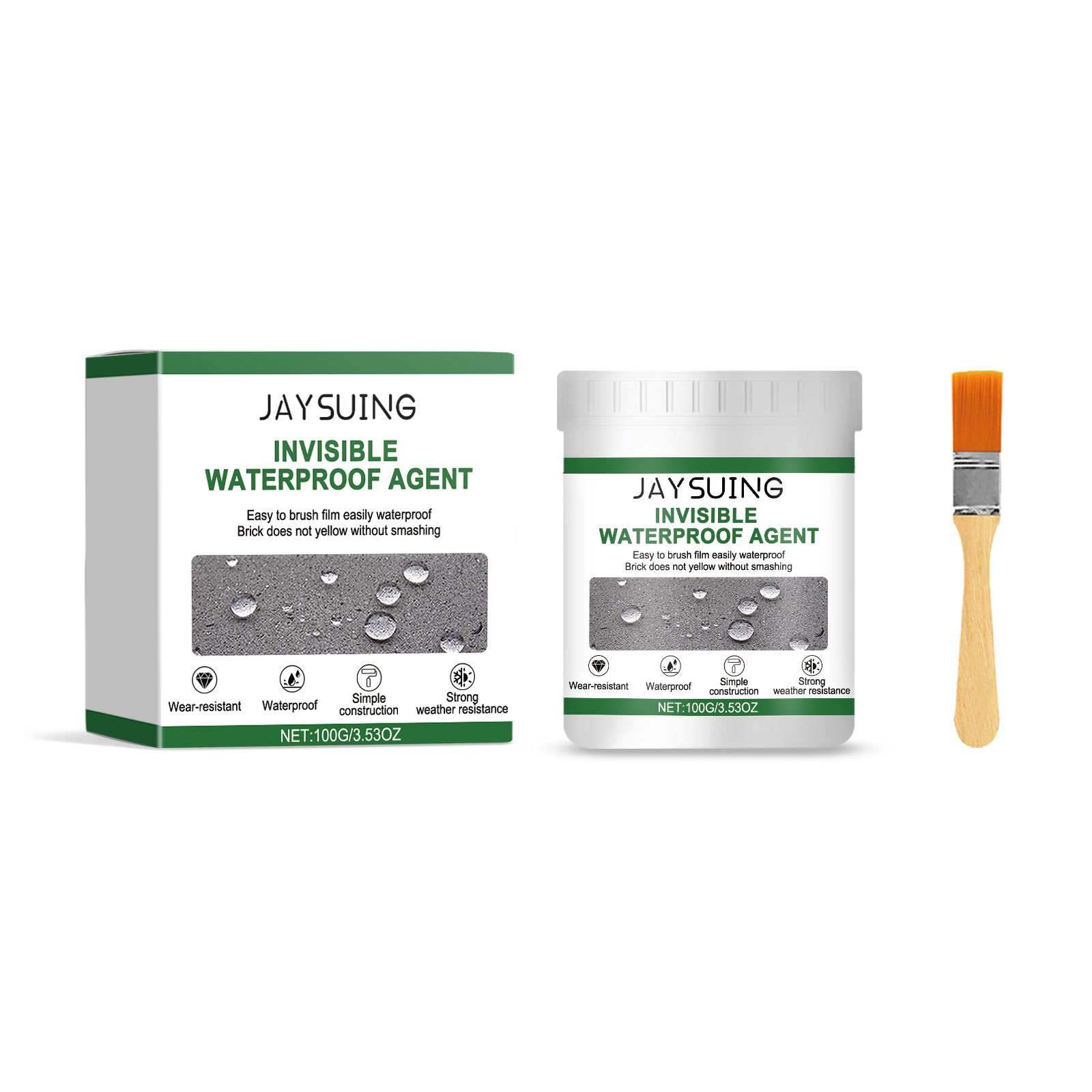Jaysuing Transparent Waterproof Sealant - Wall & Grout Penetration Proof Coating