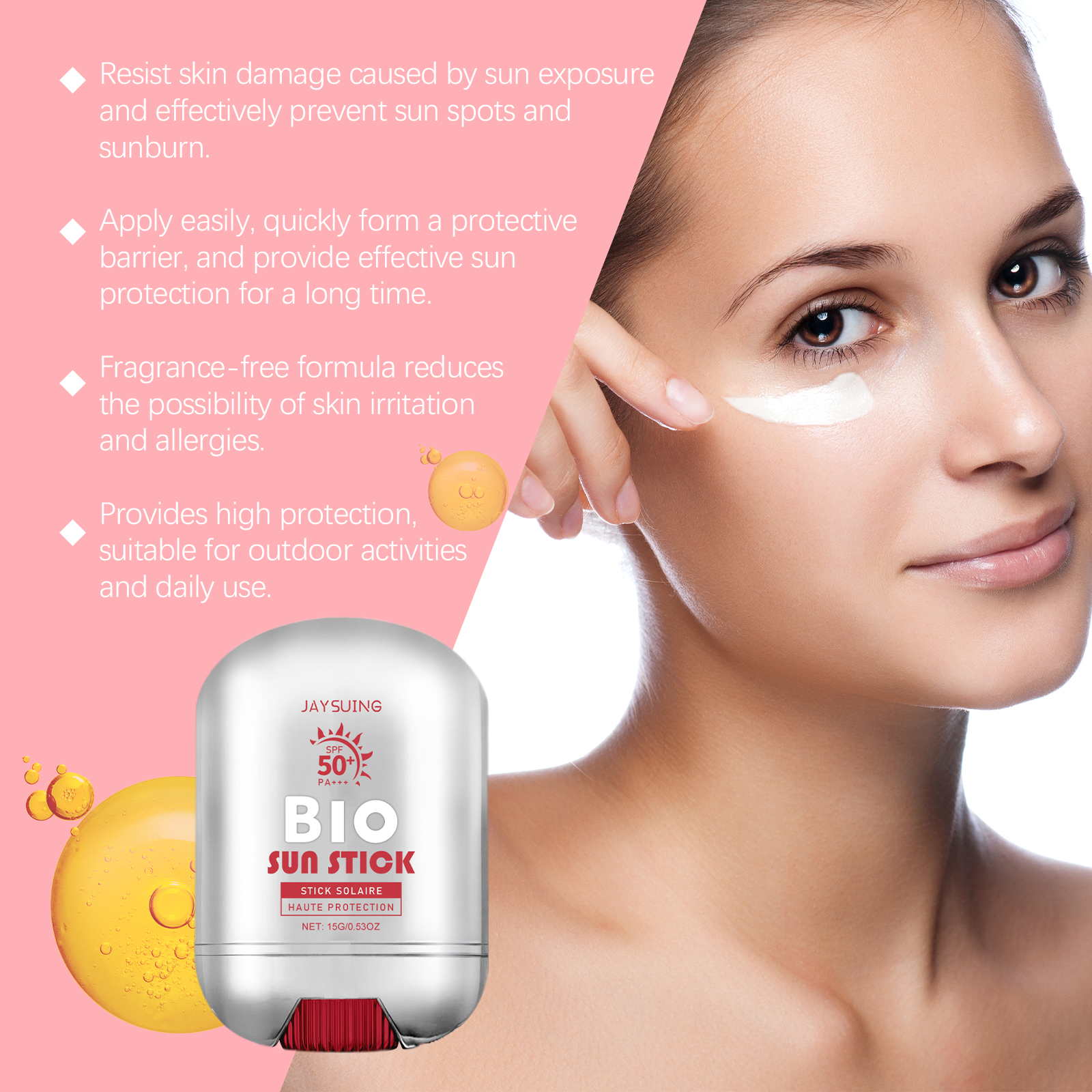 Jaysuing Protective Rods Isolate Summer Outdoor Mild Protection Skin Moisturizing, Refreshing And Non-Sticky_voghion.com