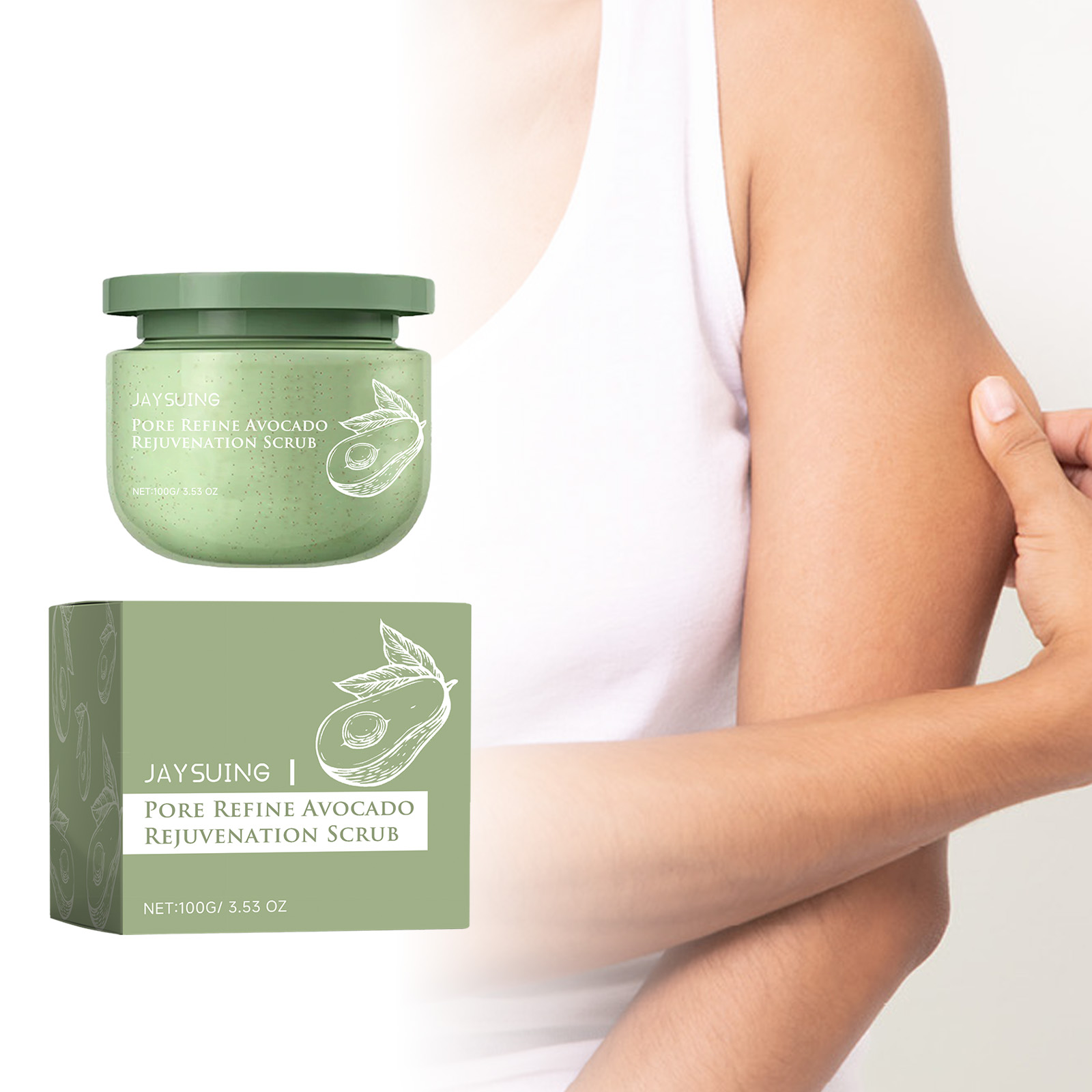jaysuing-avocado-ice-cream-scrub-full-body-clean-exfoliating-dead-skin-soft-body-scrub